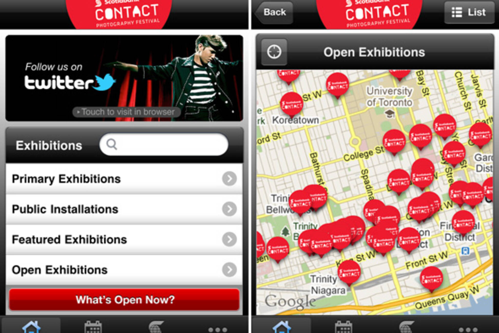 Contact Photography Festival App