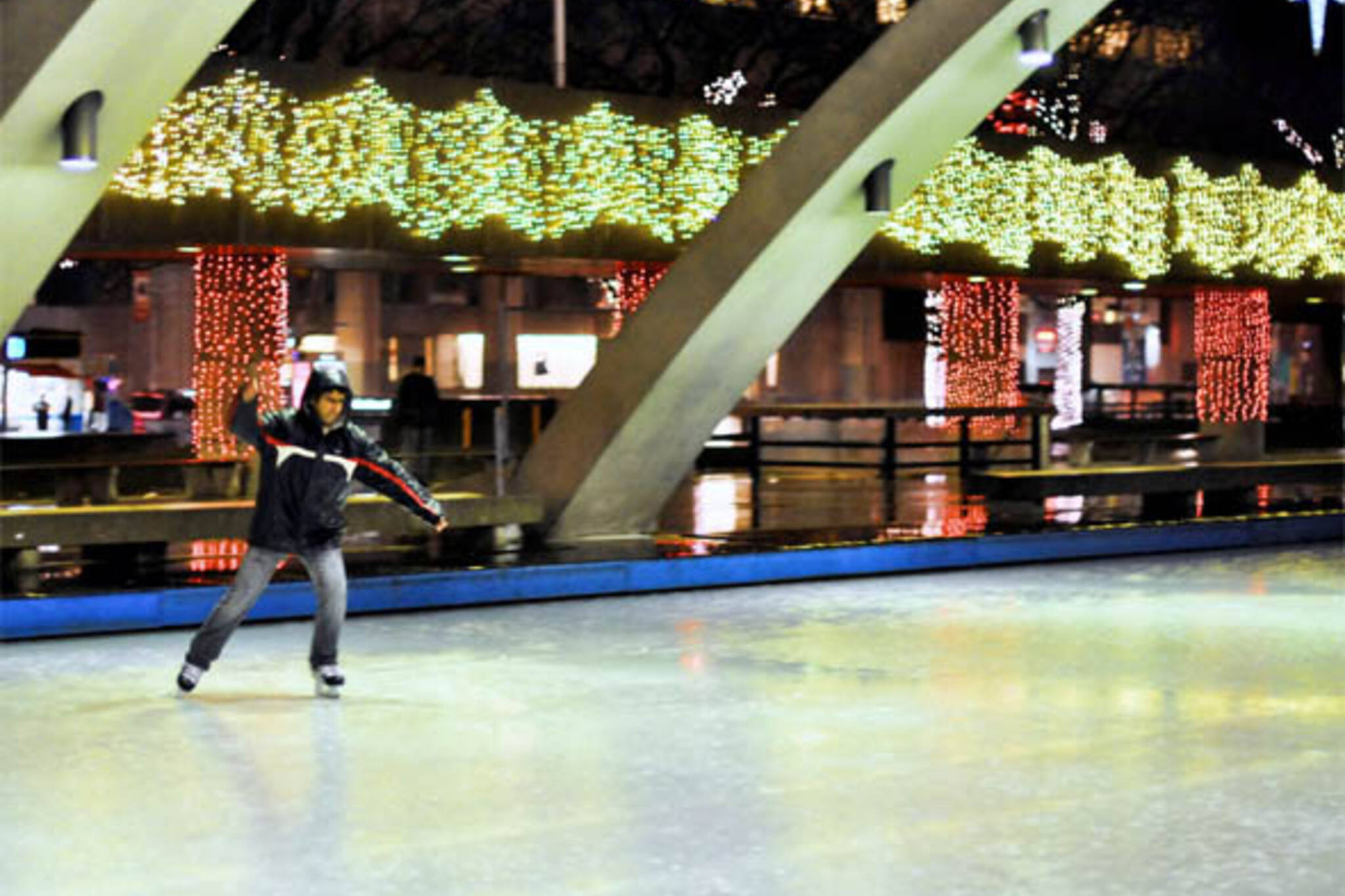 city hall skating