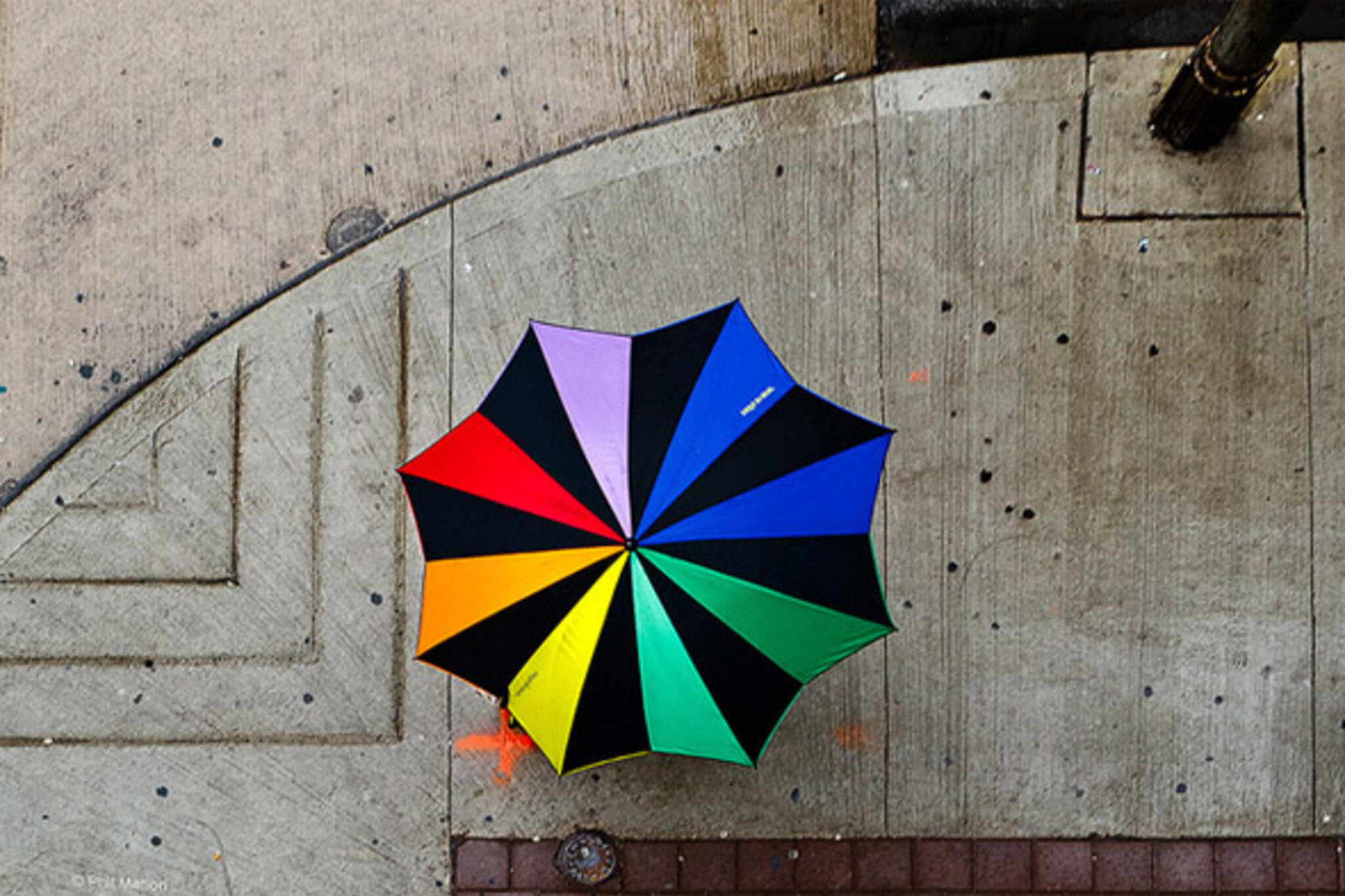 umbrella, colour, street