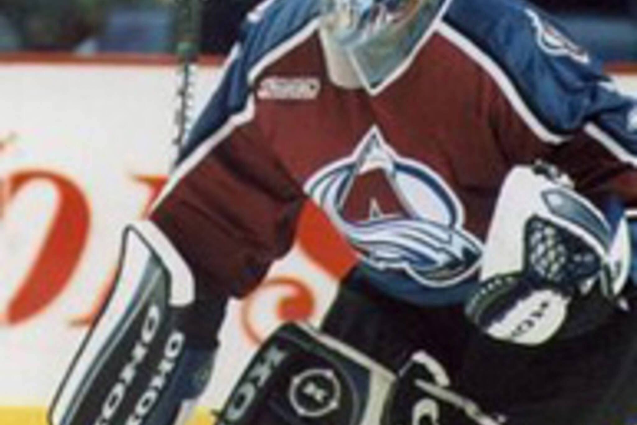 Patrick Roy - sure he wasn't playing, but man, he was great! (photo by Rick Dikeman)