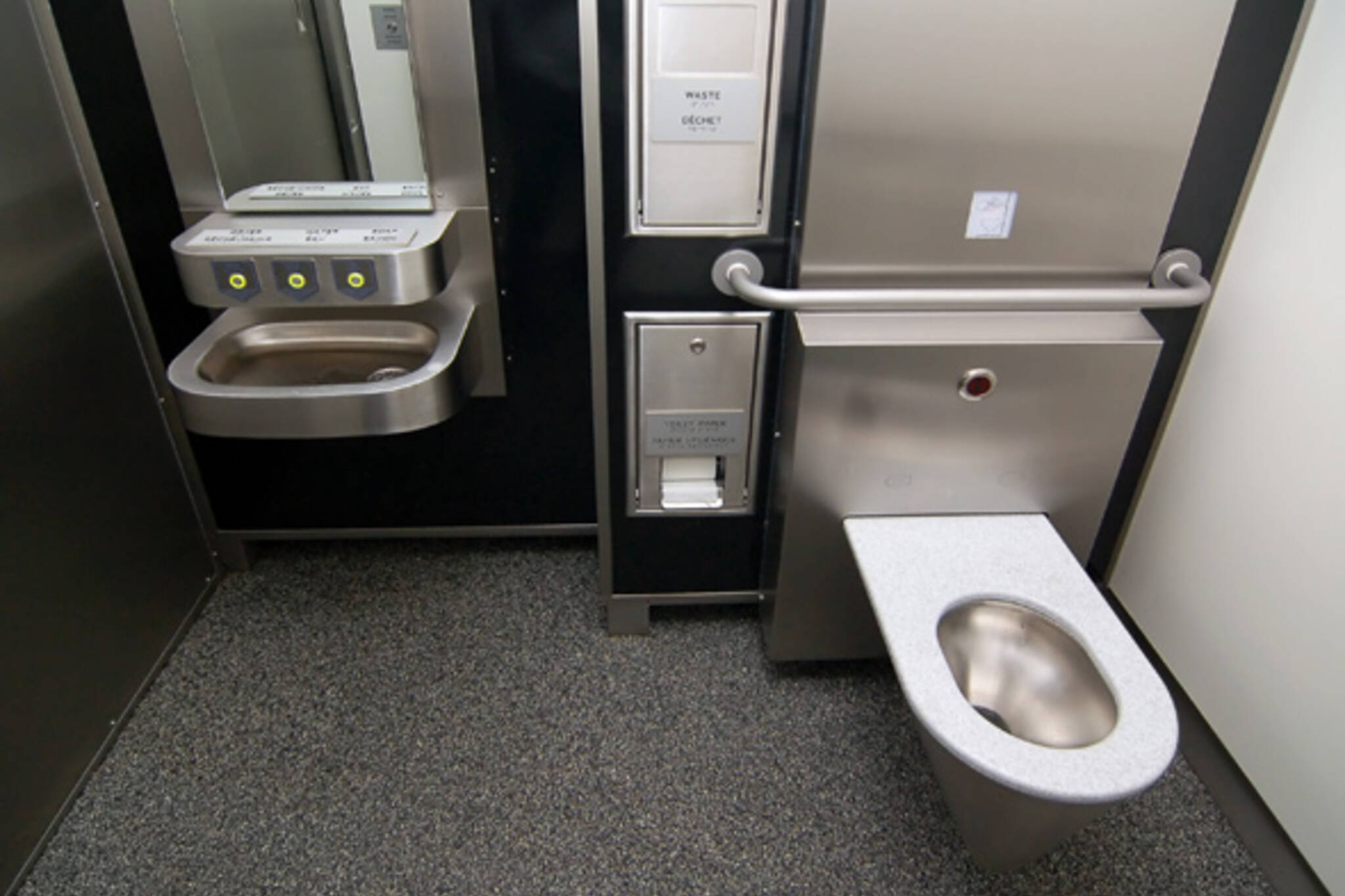 Toronto Pay Toilet automated