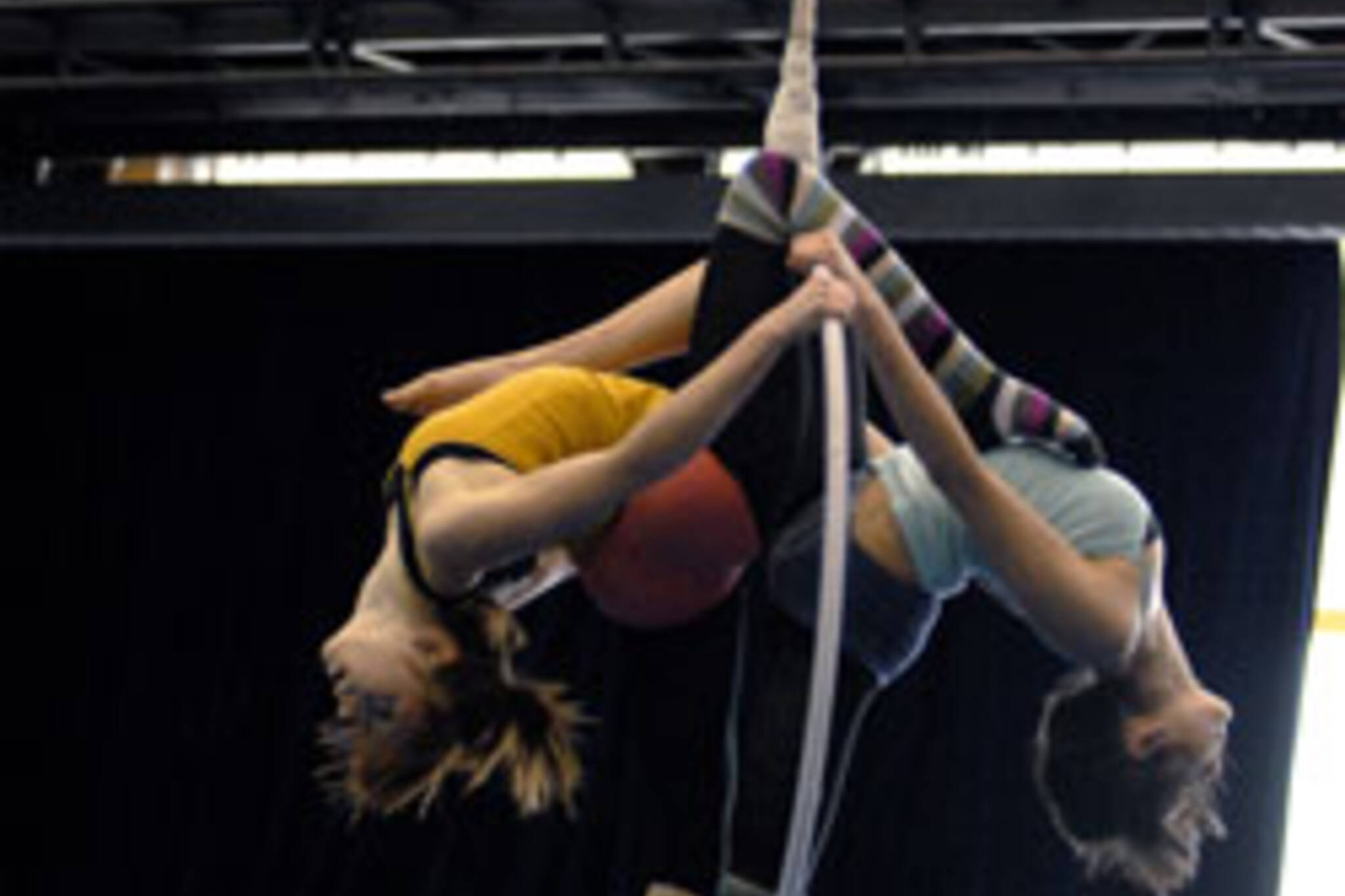 Students training at National Circus School