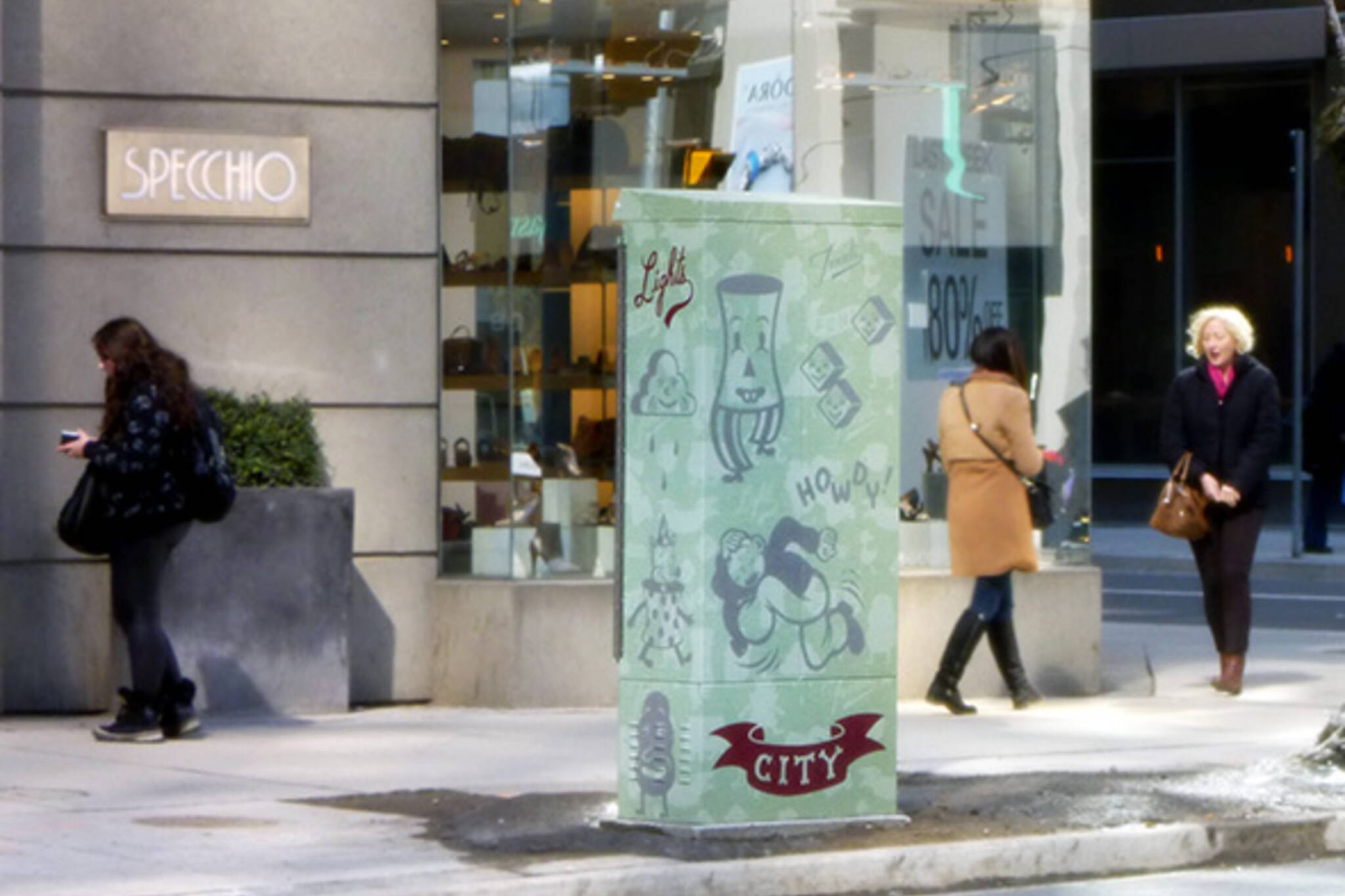 Toronto graffiti wrap traffic box