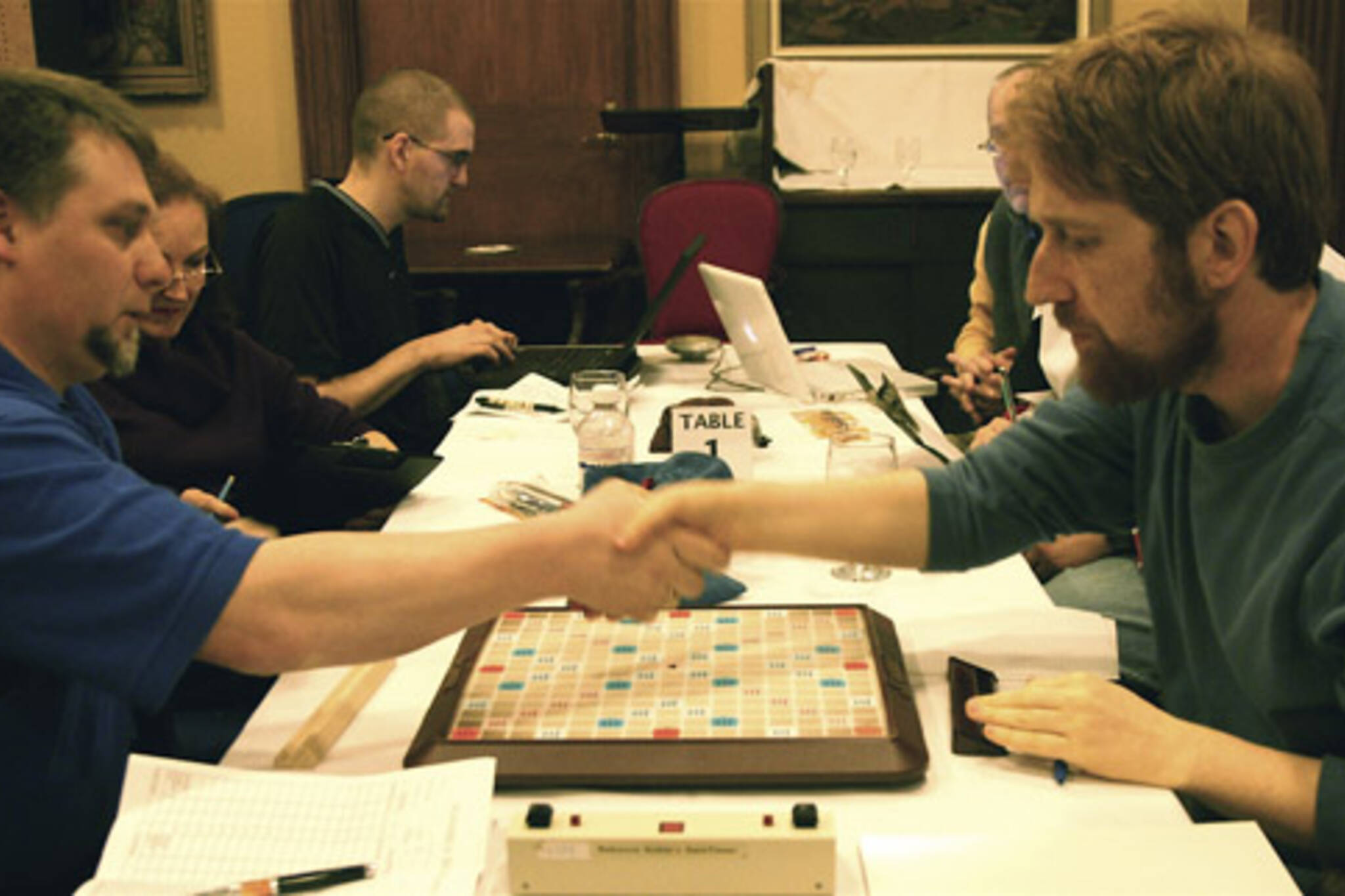 Adam Logan at the Canadian National Scrabble Championships in Toronto