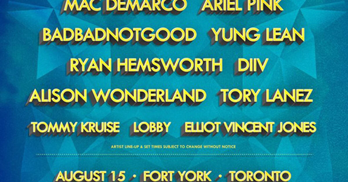Time Fest reveals lineup for return to Toronto in 2015