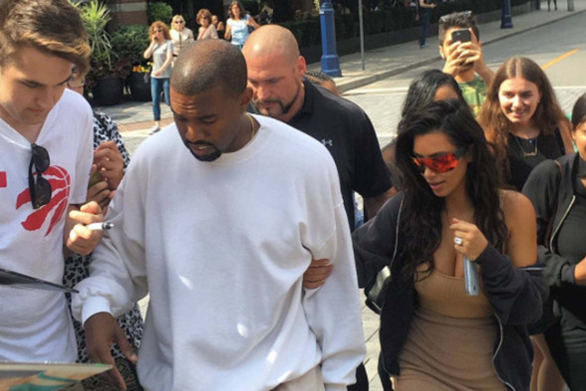 Kim and Kanye Toronto