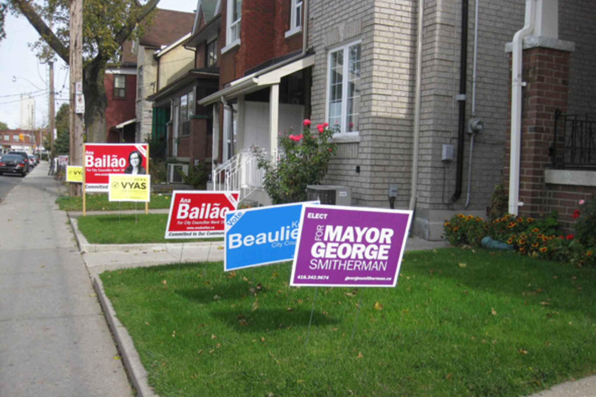 Toronto Election Signs