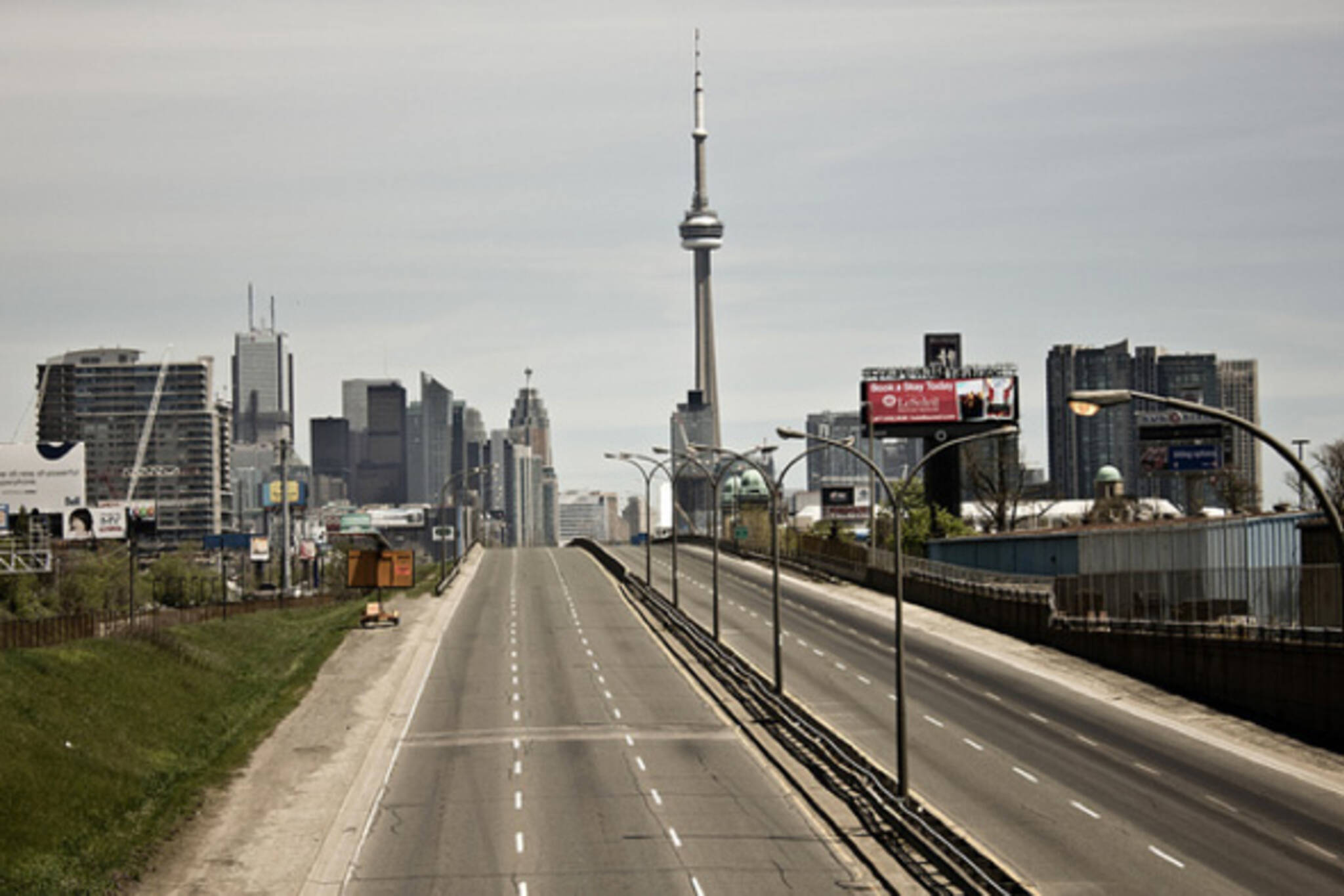 Empty Highway Toronto