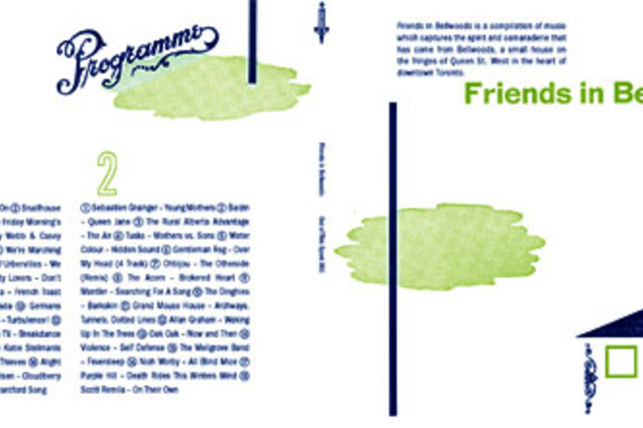Friends in Bellwoods Cover art by Nicholas Kennedy