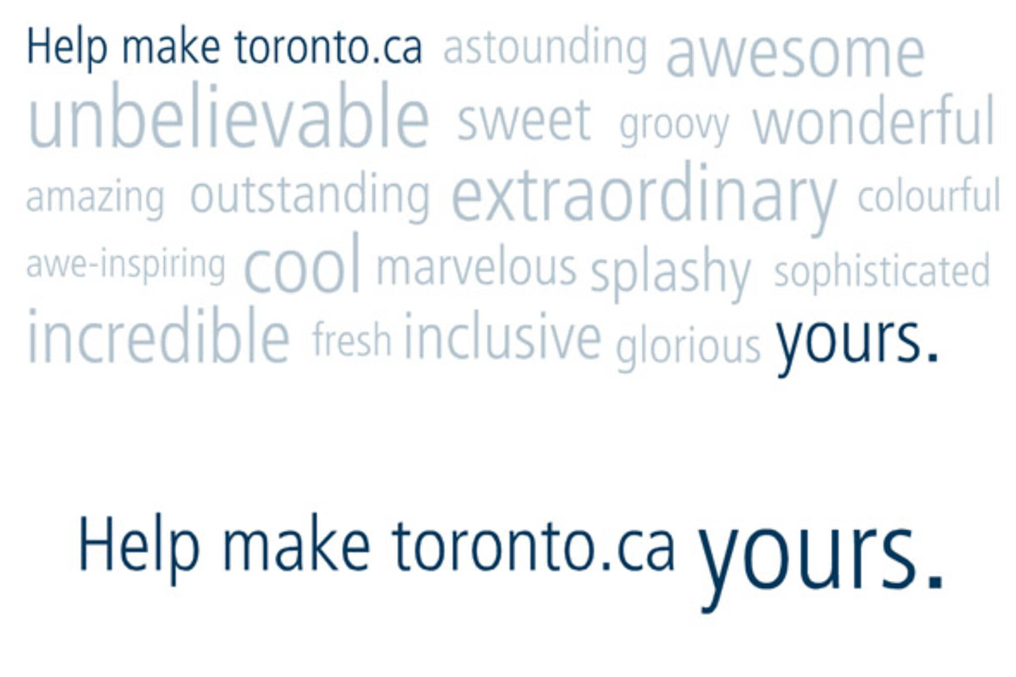 The Toronto.ca rebrand.
