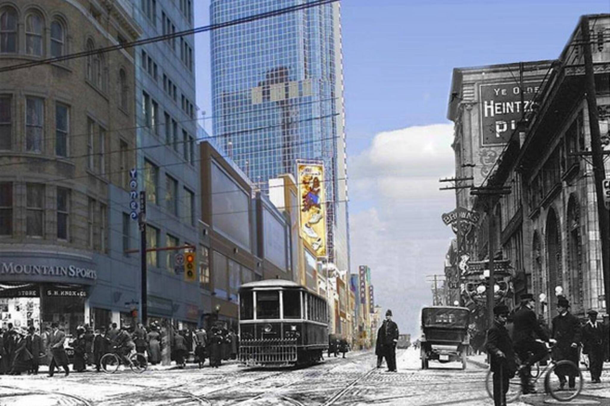 Then and Now photo Toronto