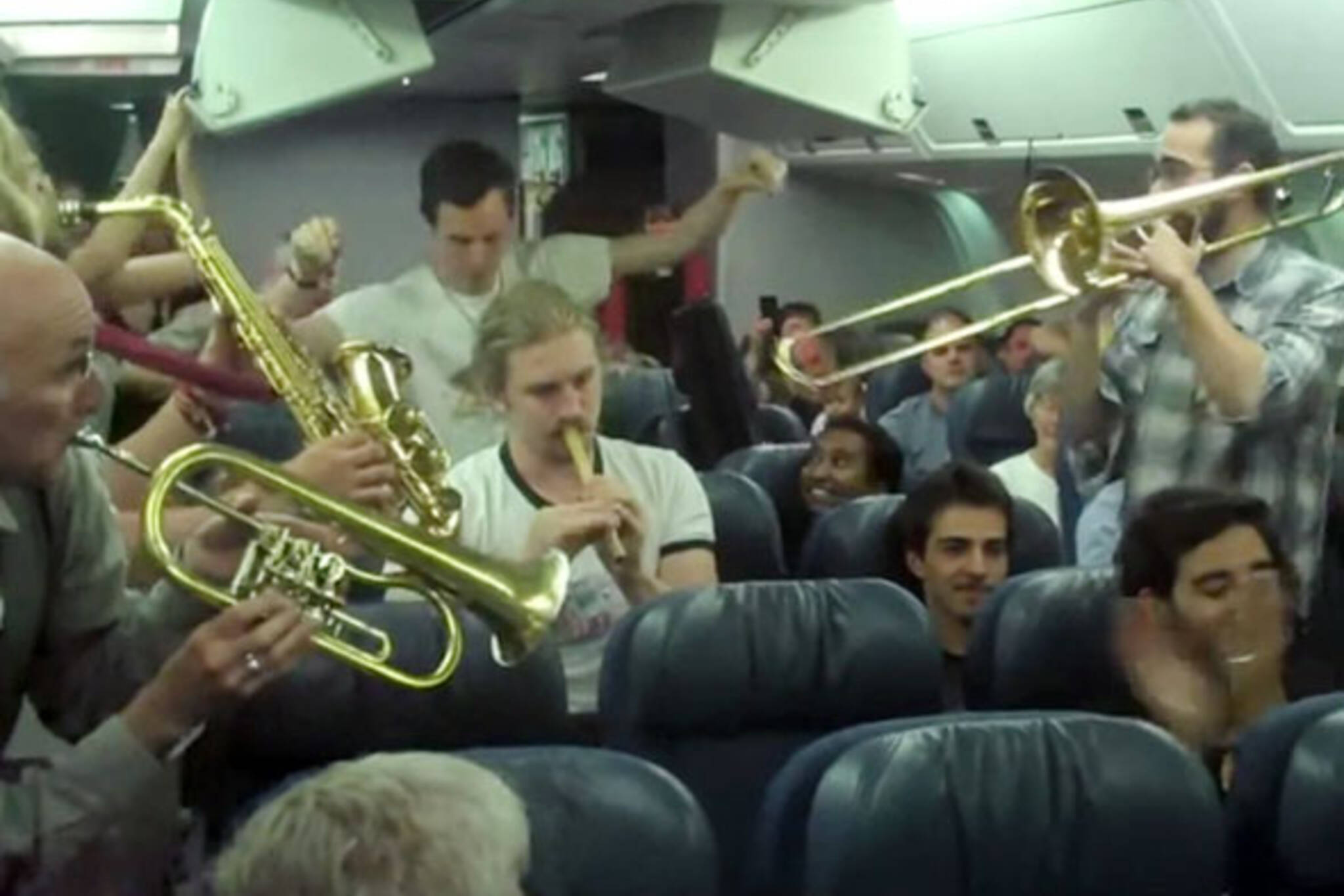 Music on a plane