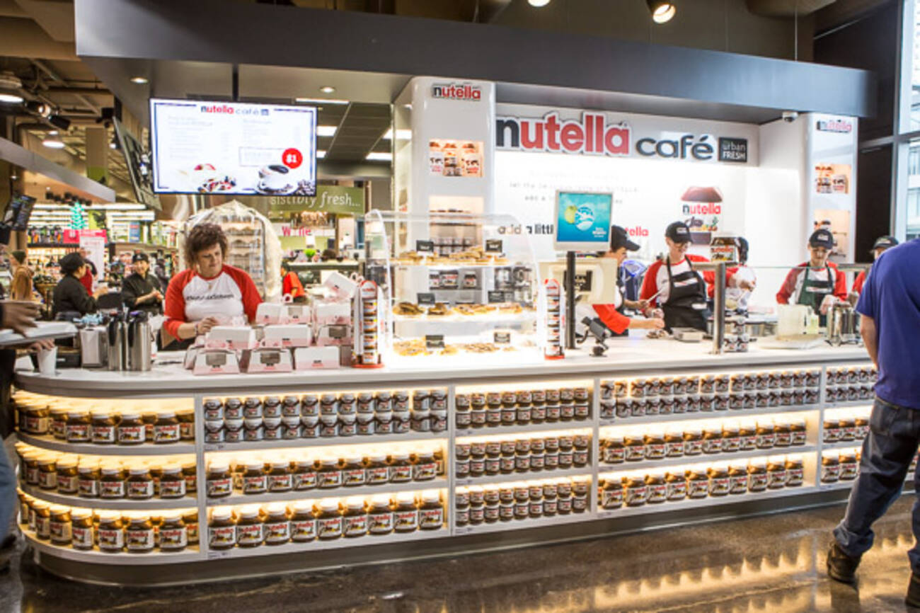 Canada's first Nutella Cafe just opened in Toronto