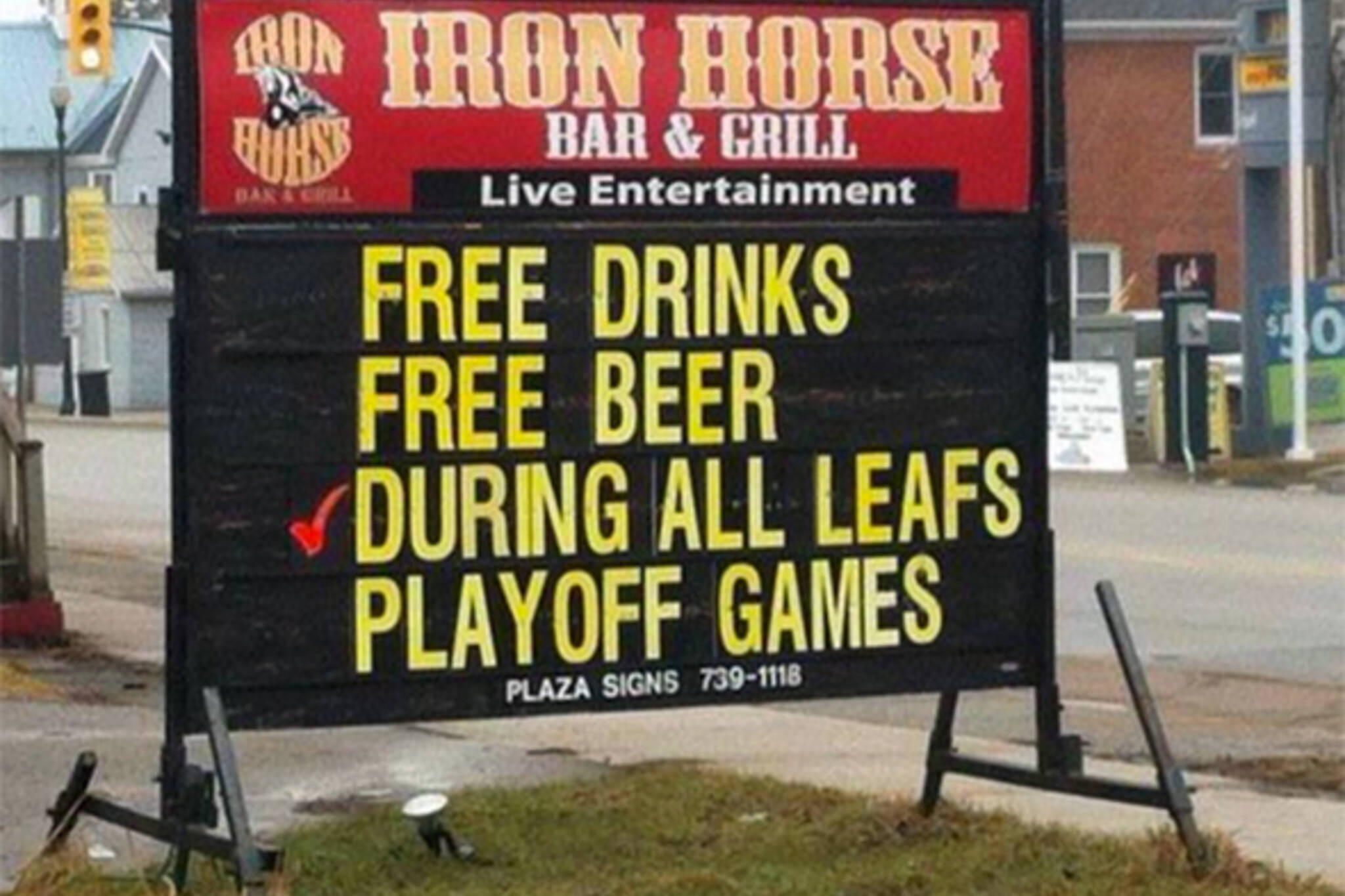 free beer leafs playoff games