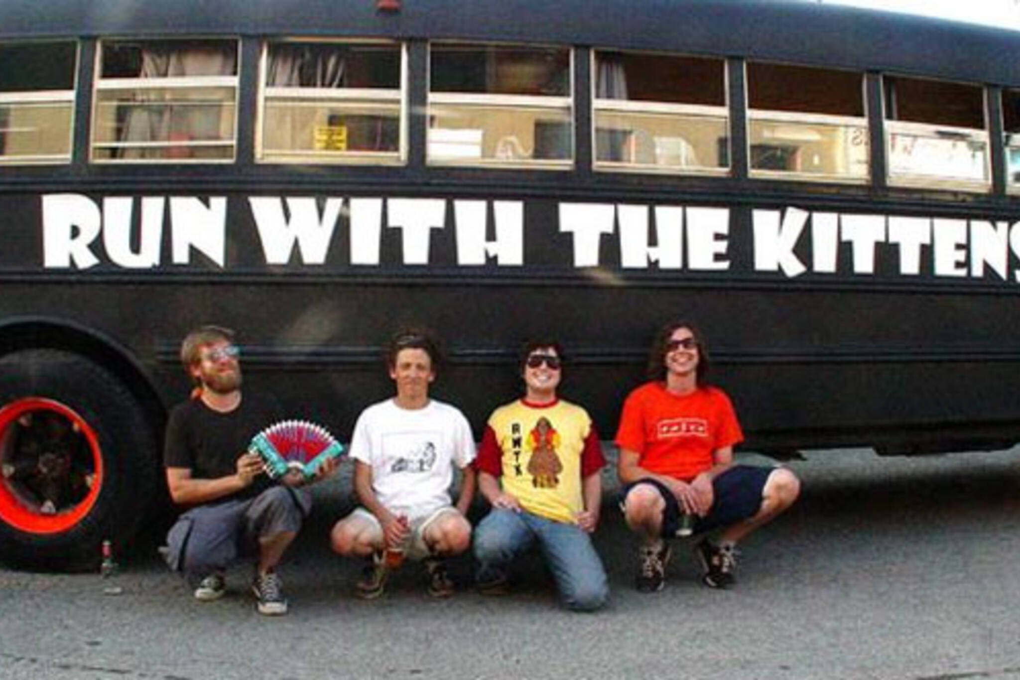 Run with the Kittens and their legendary tour bus