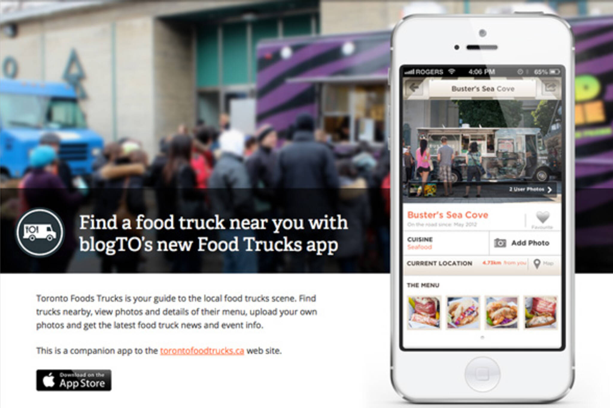 Toronto foods trucks app