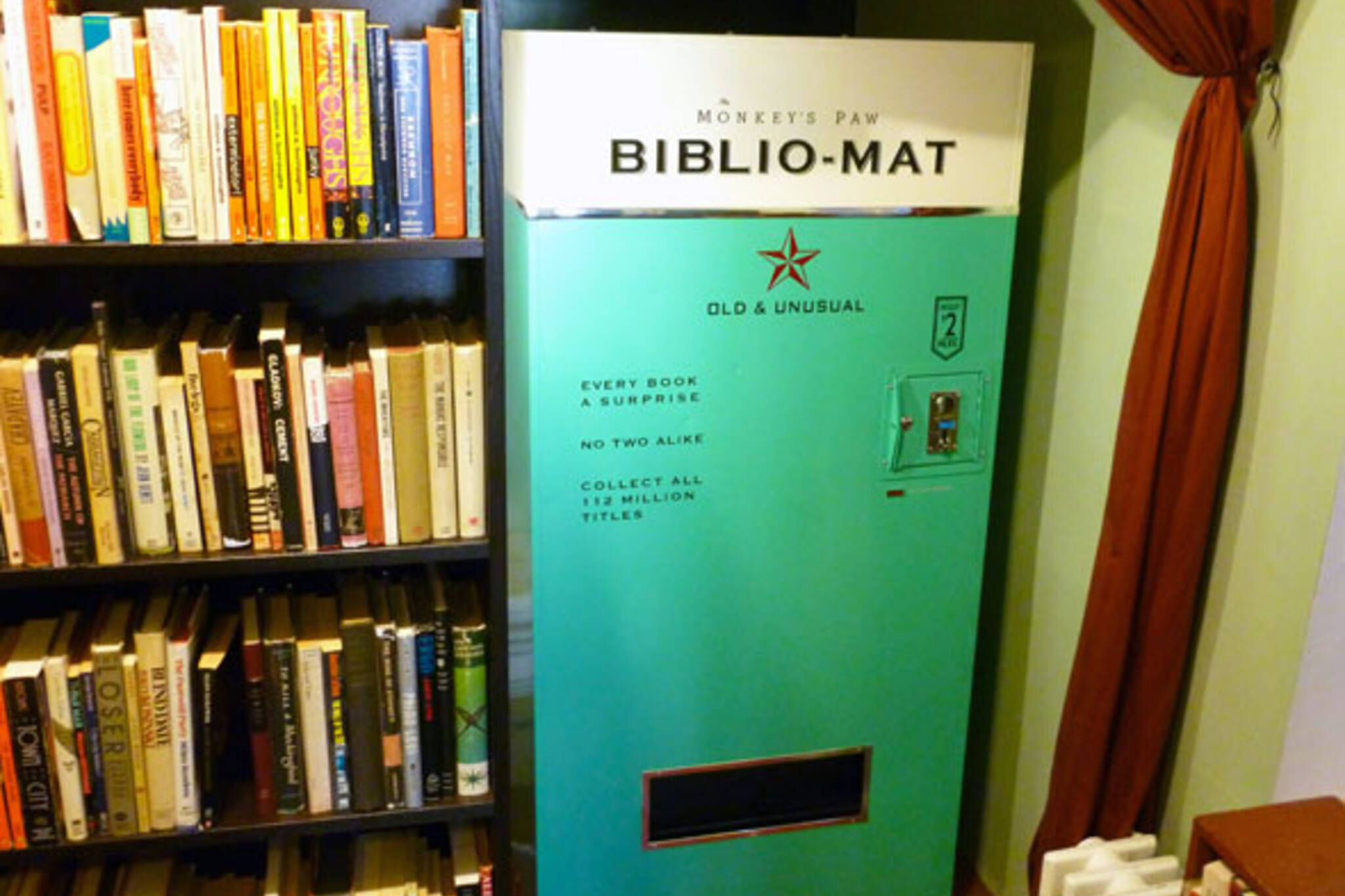 toronto monkey's paw book vending machine