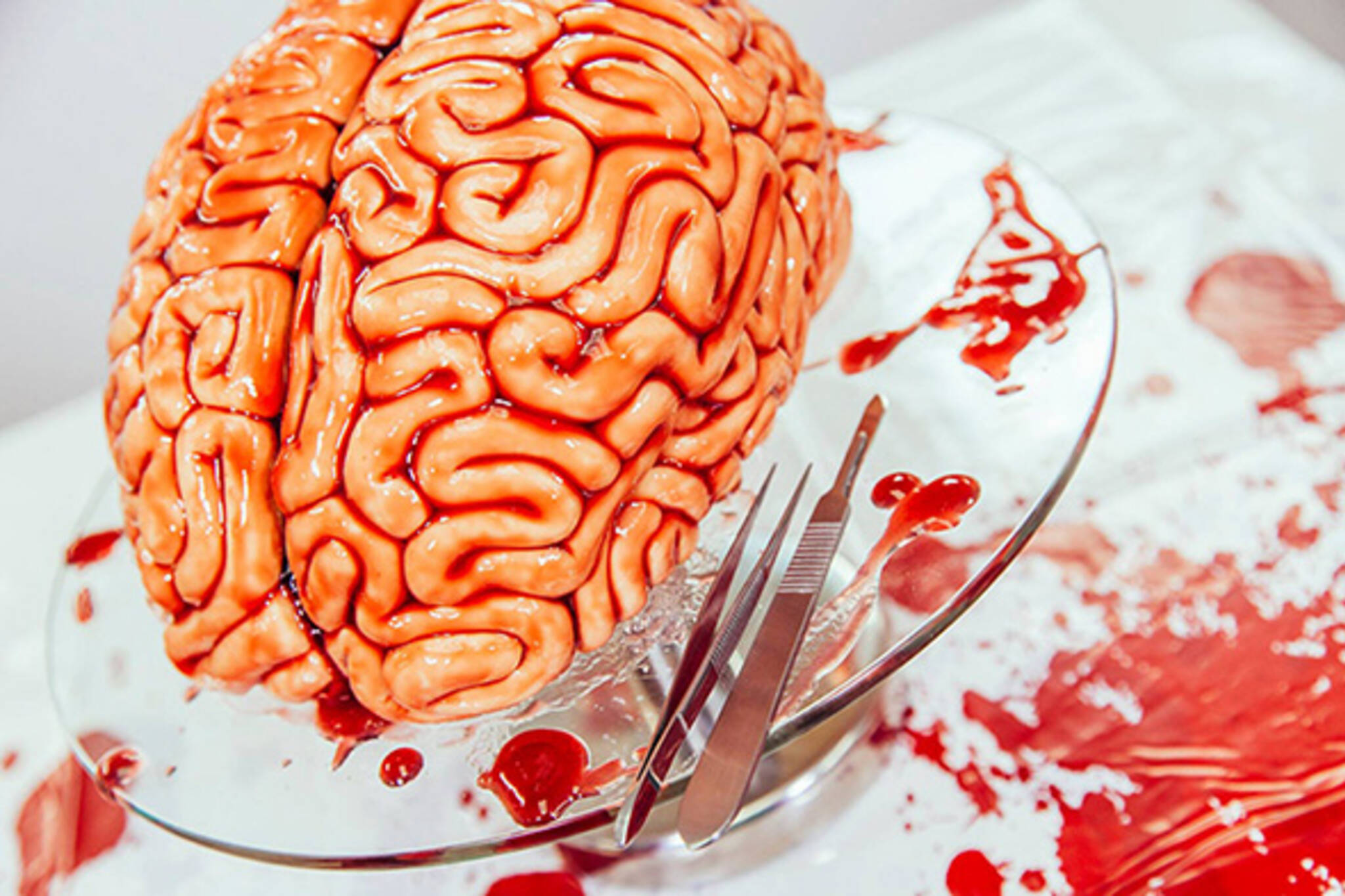 zombie brain cake
