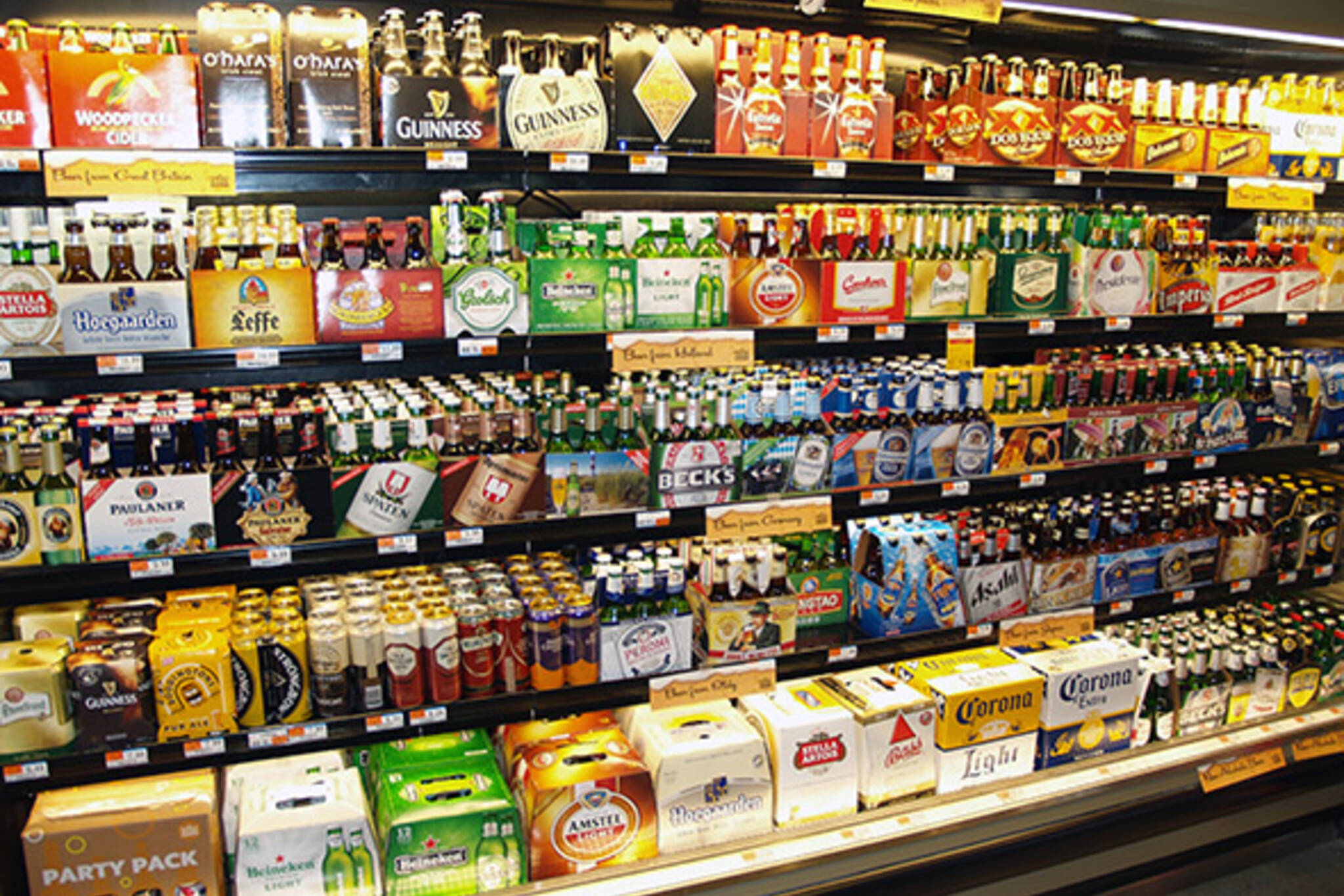 beer grocery store quota