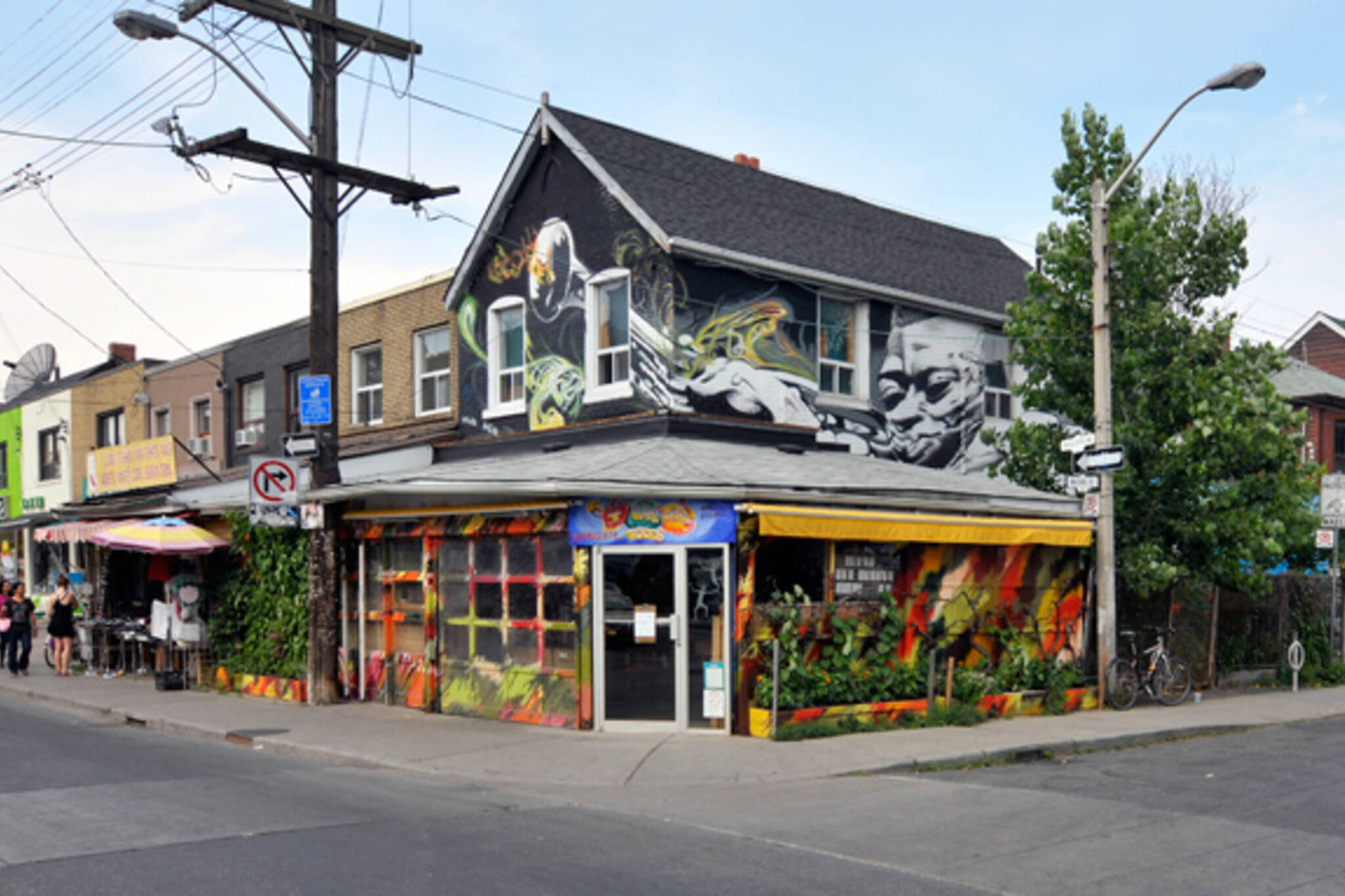 Commissioned Mural 257 Augusta Toronto