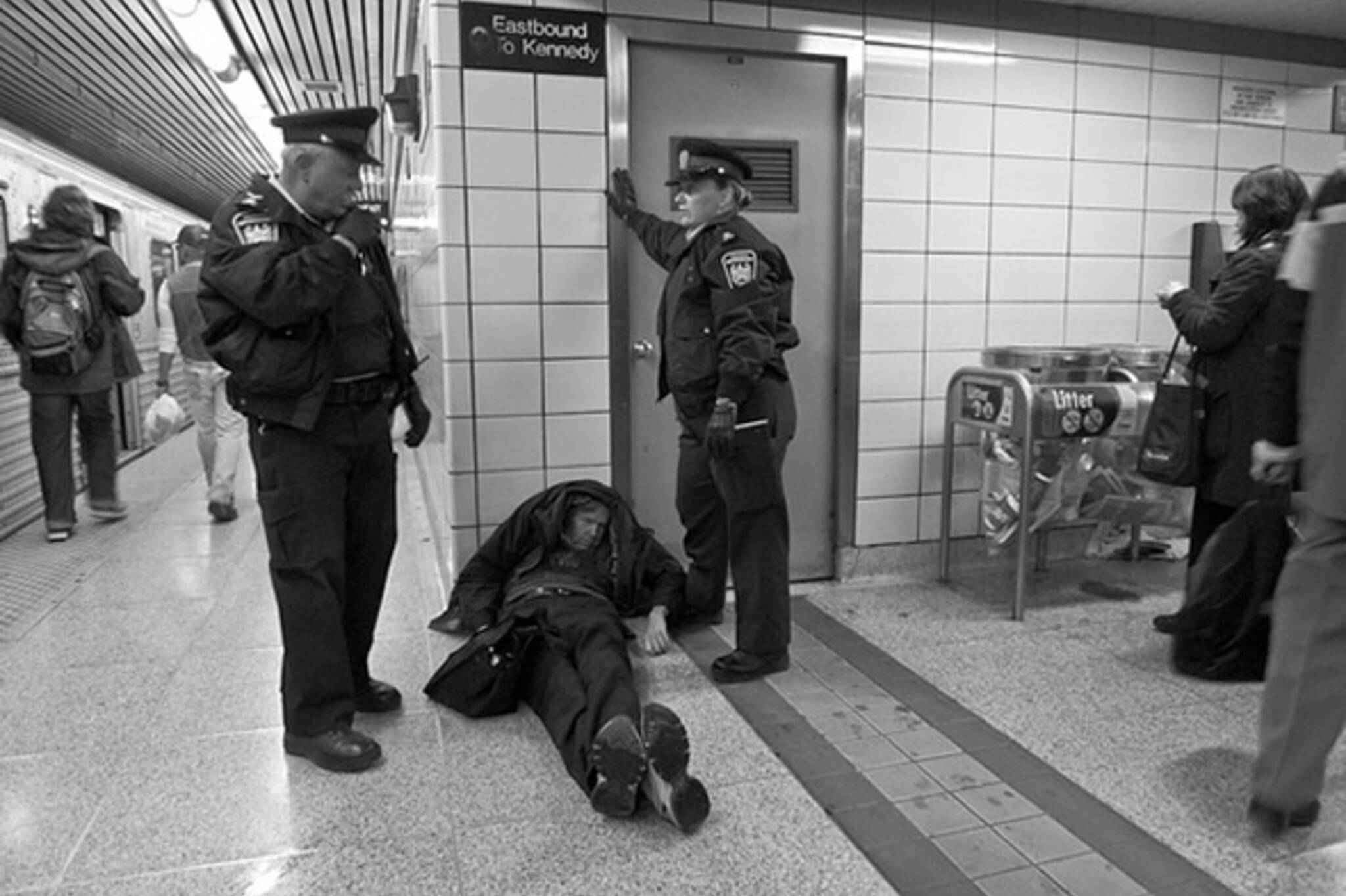 transit, subway, cops