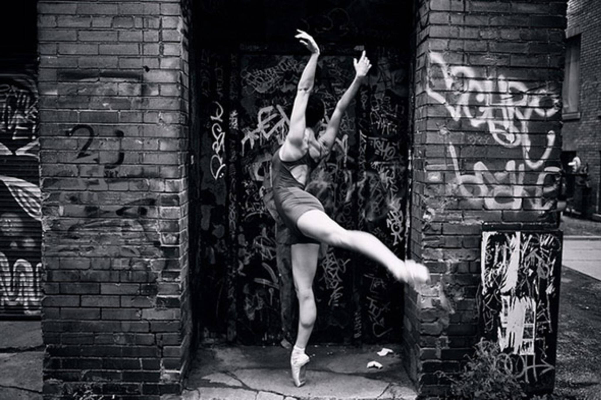 dance, ballet, alley
