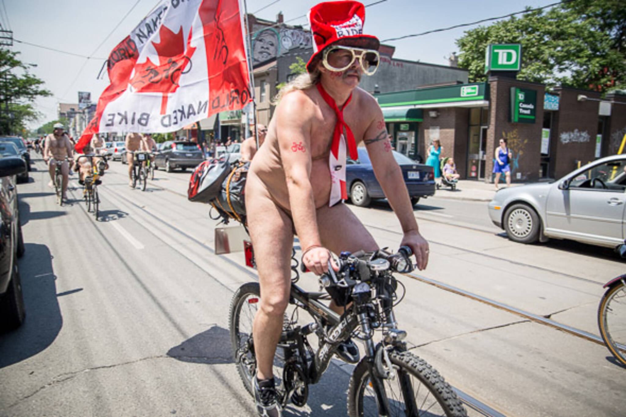 World Naked Bike ride Toronto 2013