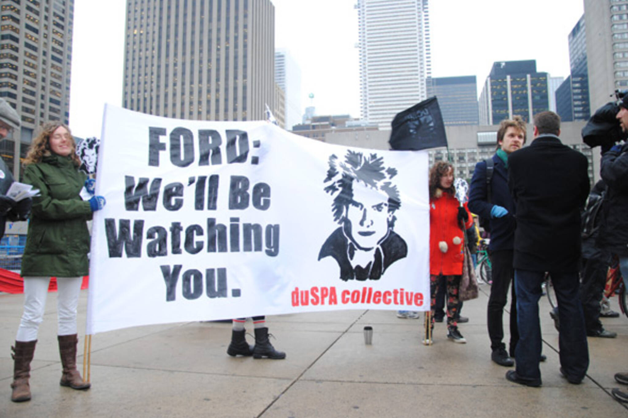 Rob Ford Protest City Hall