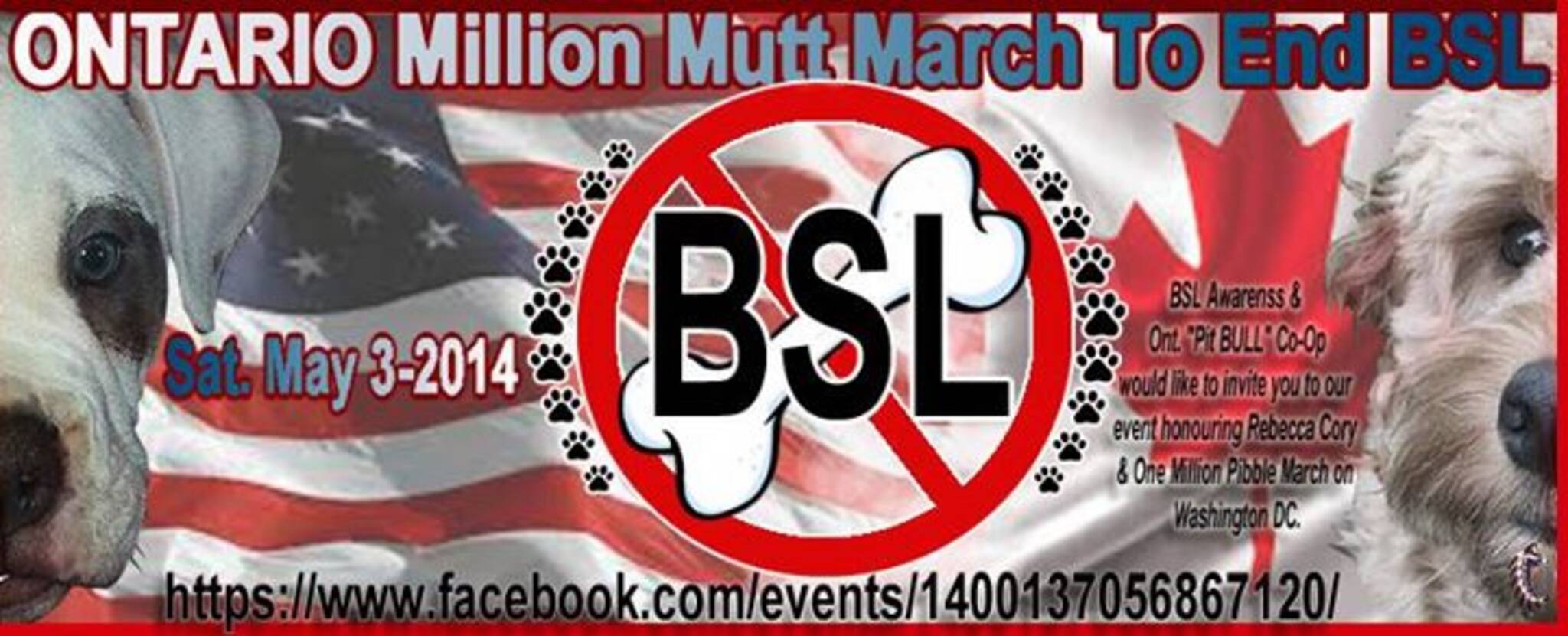 Ontario One Million Mutt March To End BSL