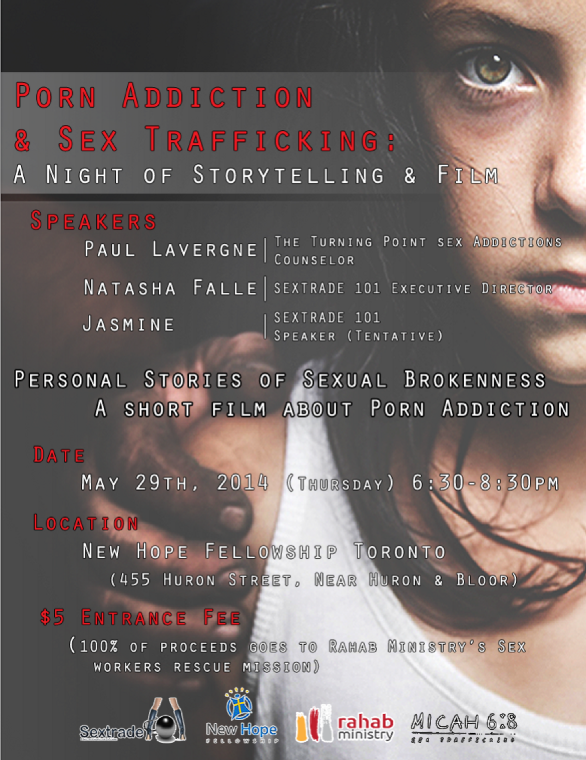 Porn Addiction & Sex Trafficking: A Night of Storytelling & Film