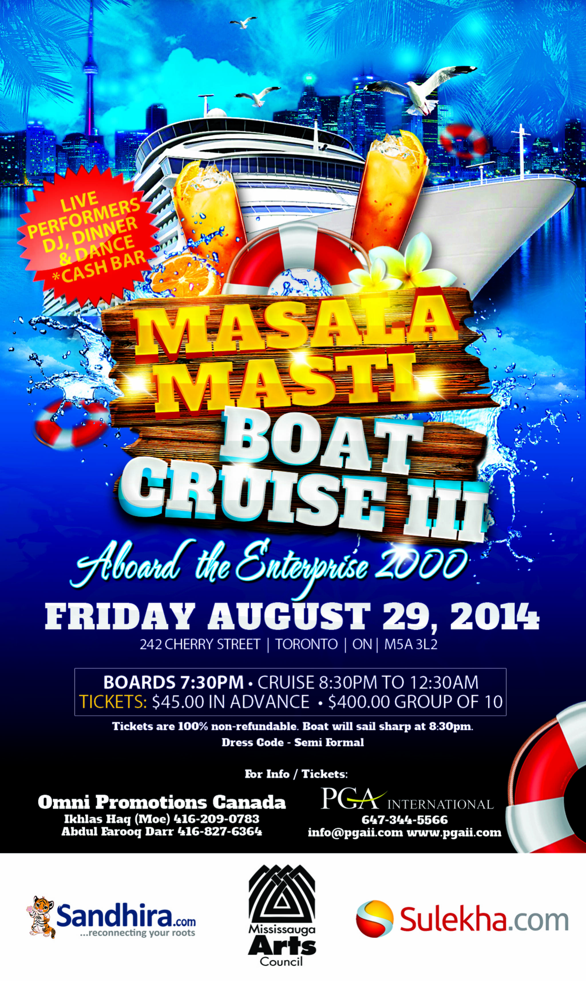 masala cruise nyc