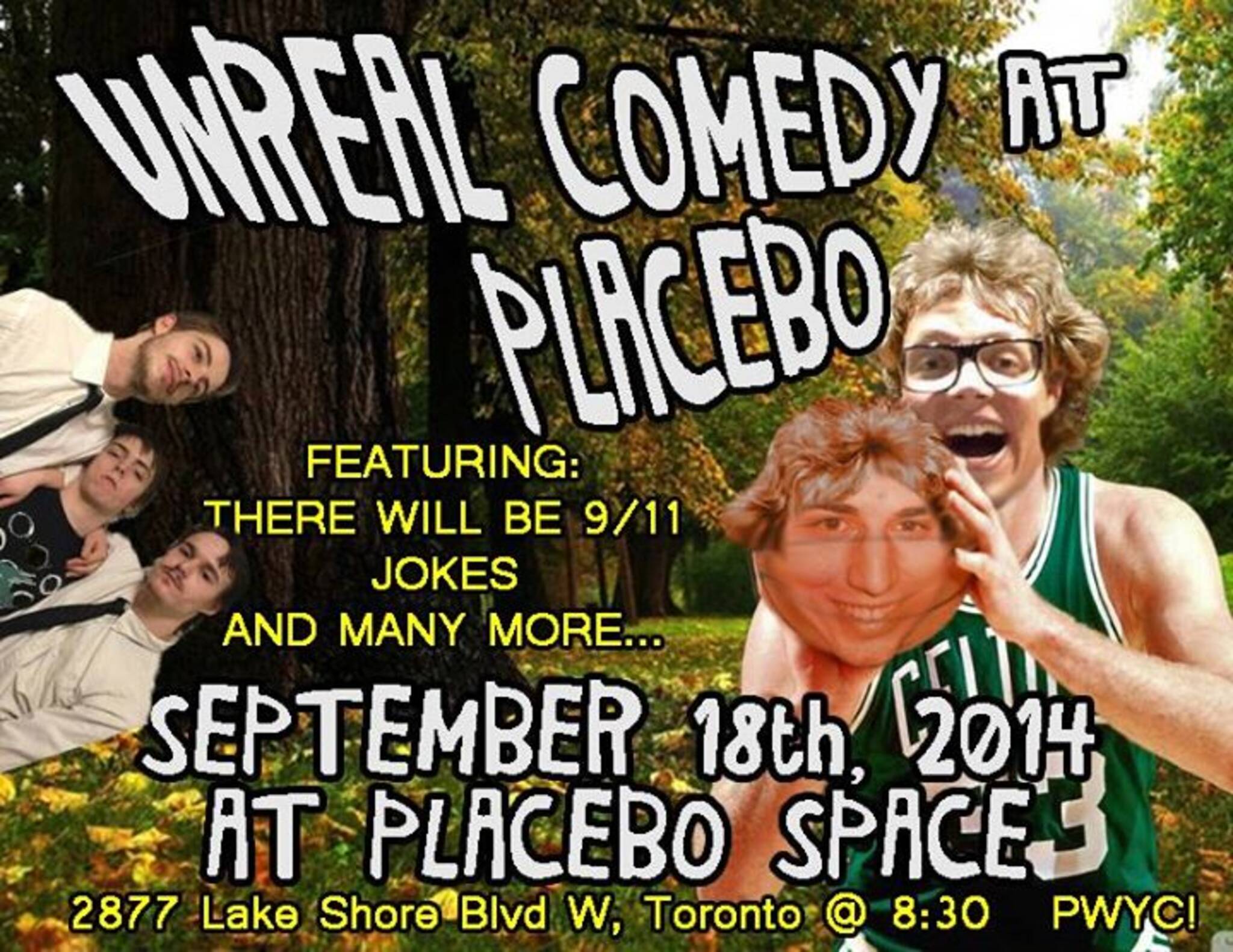 Unreal Comedy At Placebo The Secret 43rd Jfl Event