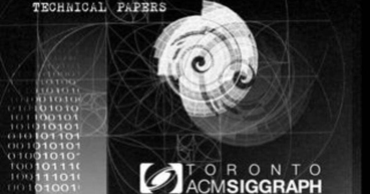 Technical Papers Toronto ACM SIGGRAPH