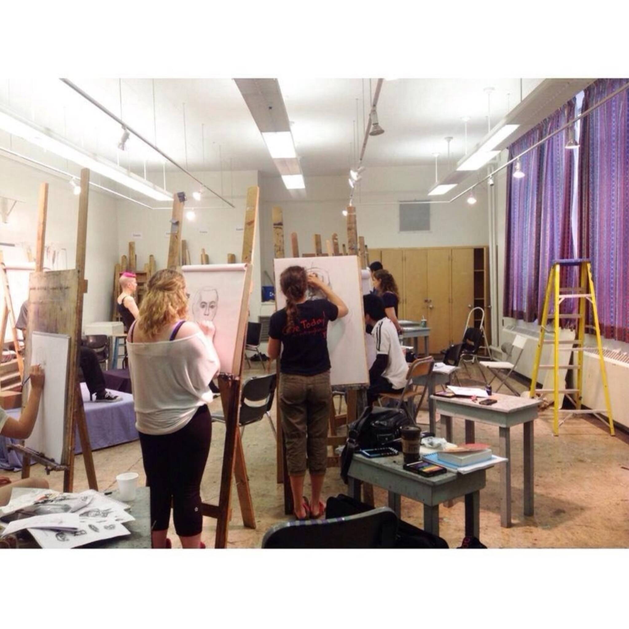 Toronto School Of Art Open Life Drawing Painting Without