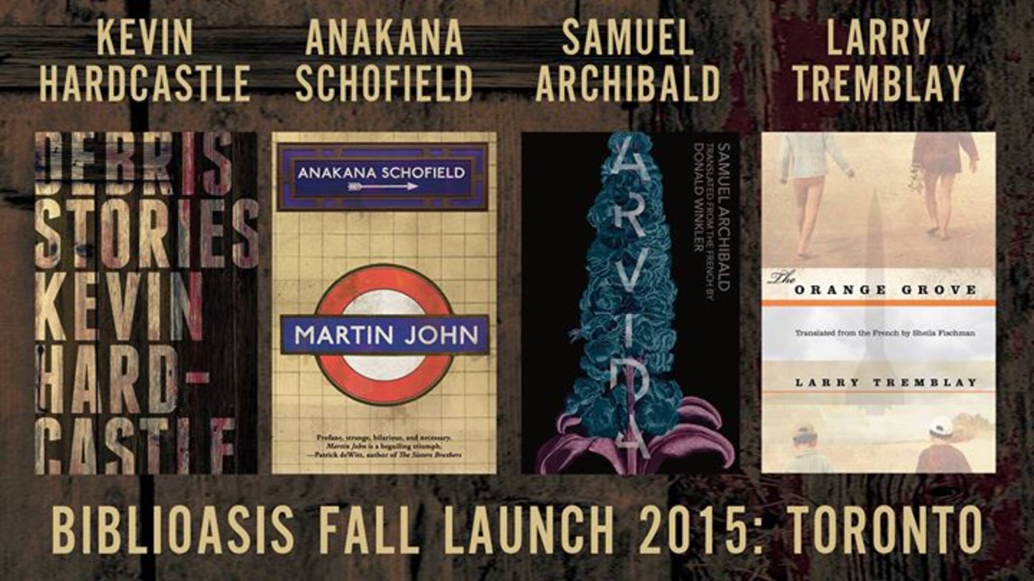 Biblioasis' Toronto Book Launch