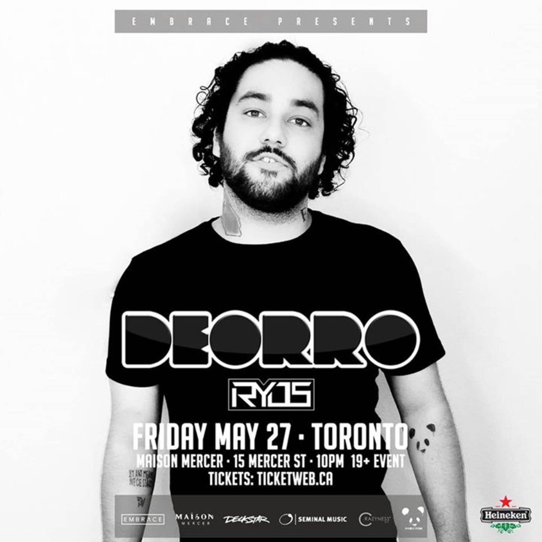 DEORRO at Maison Mercer May 27th