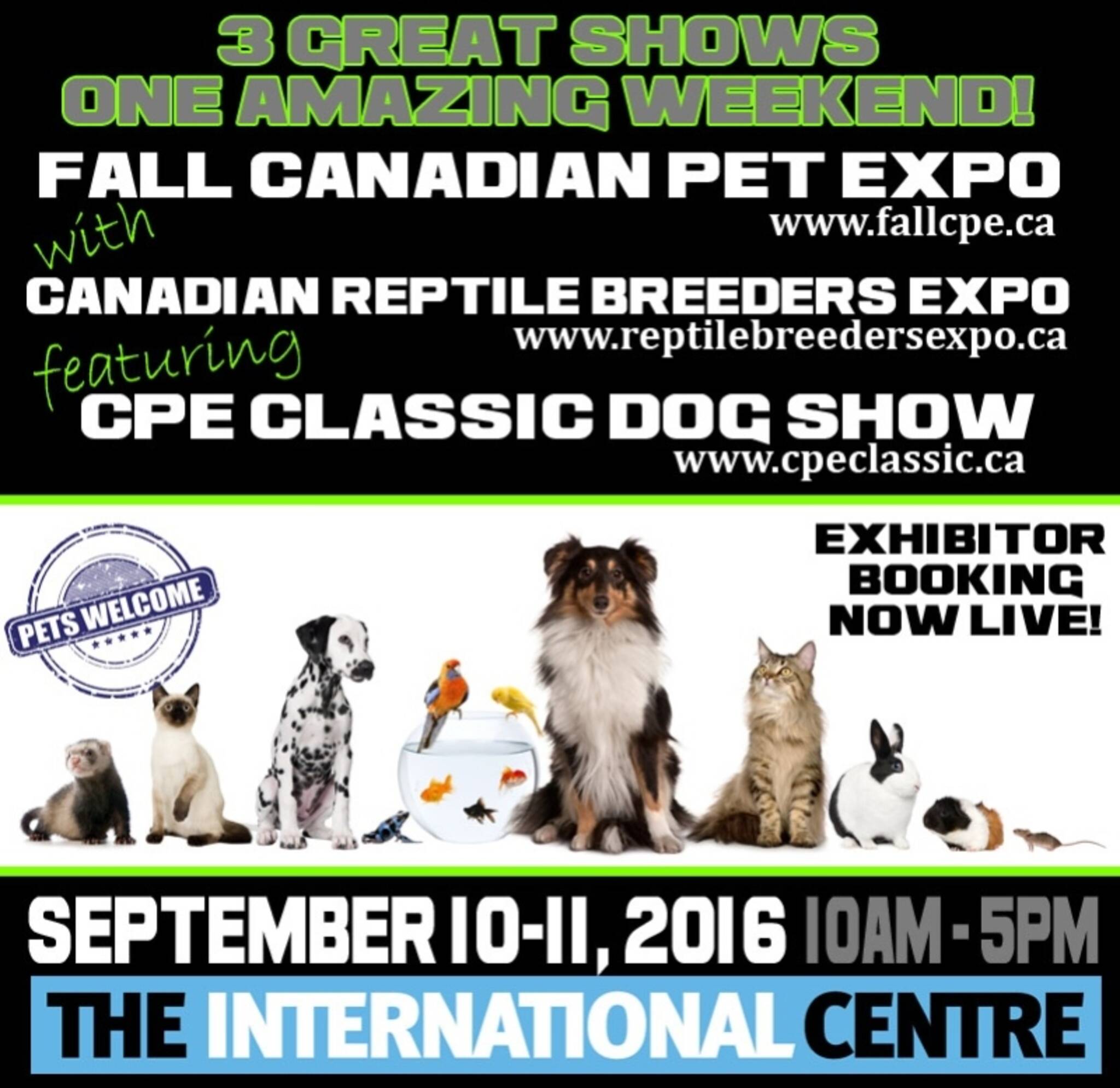 2016 Fall Canadian Pet Expo