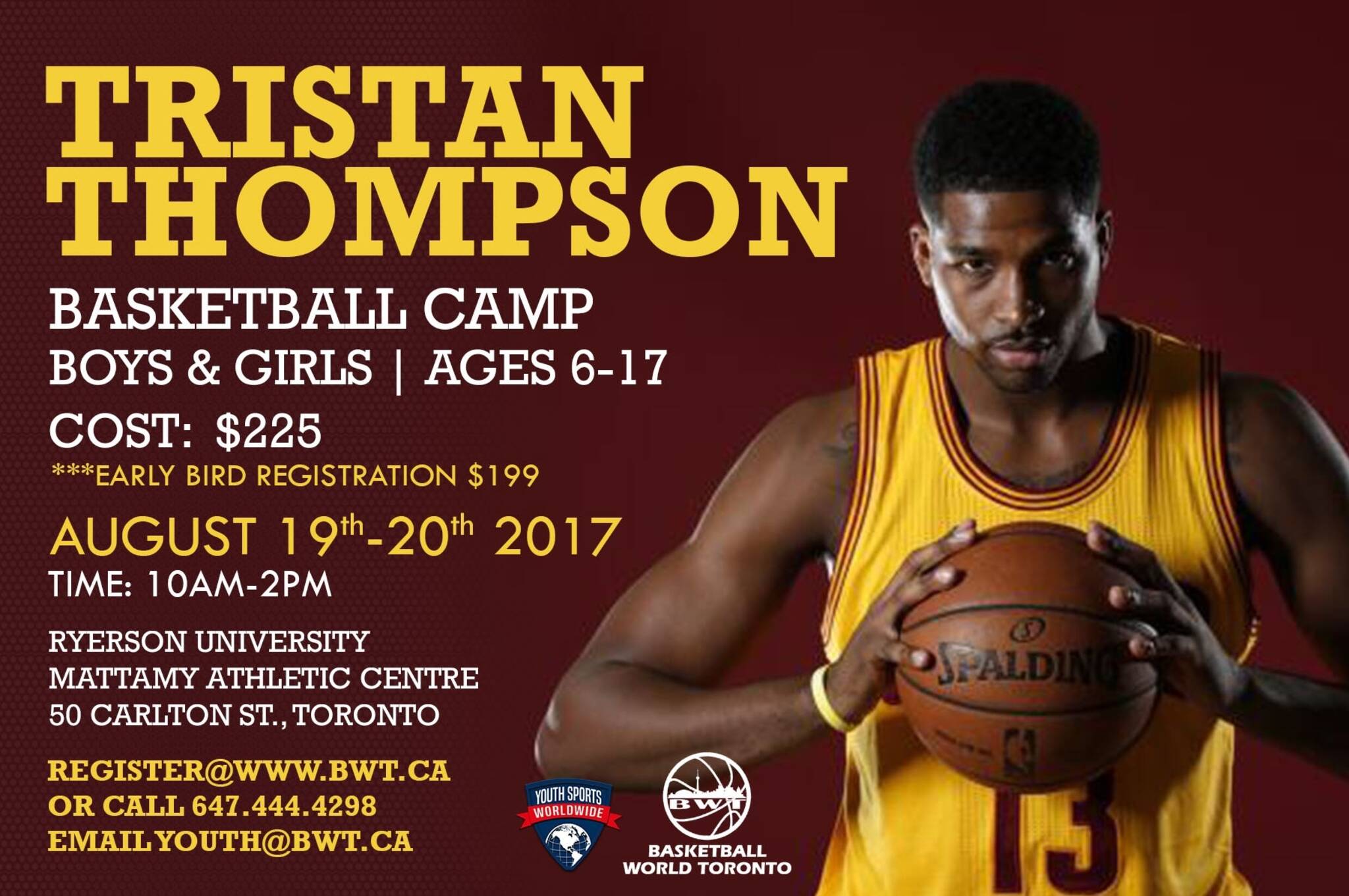 Tristan Thompson Basketball Camp