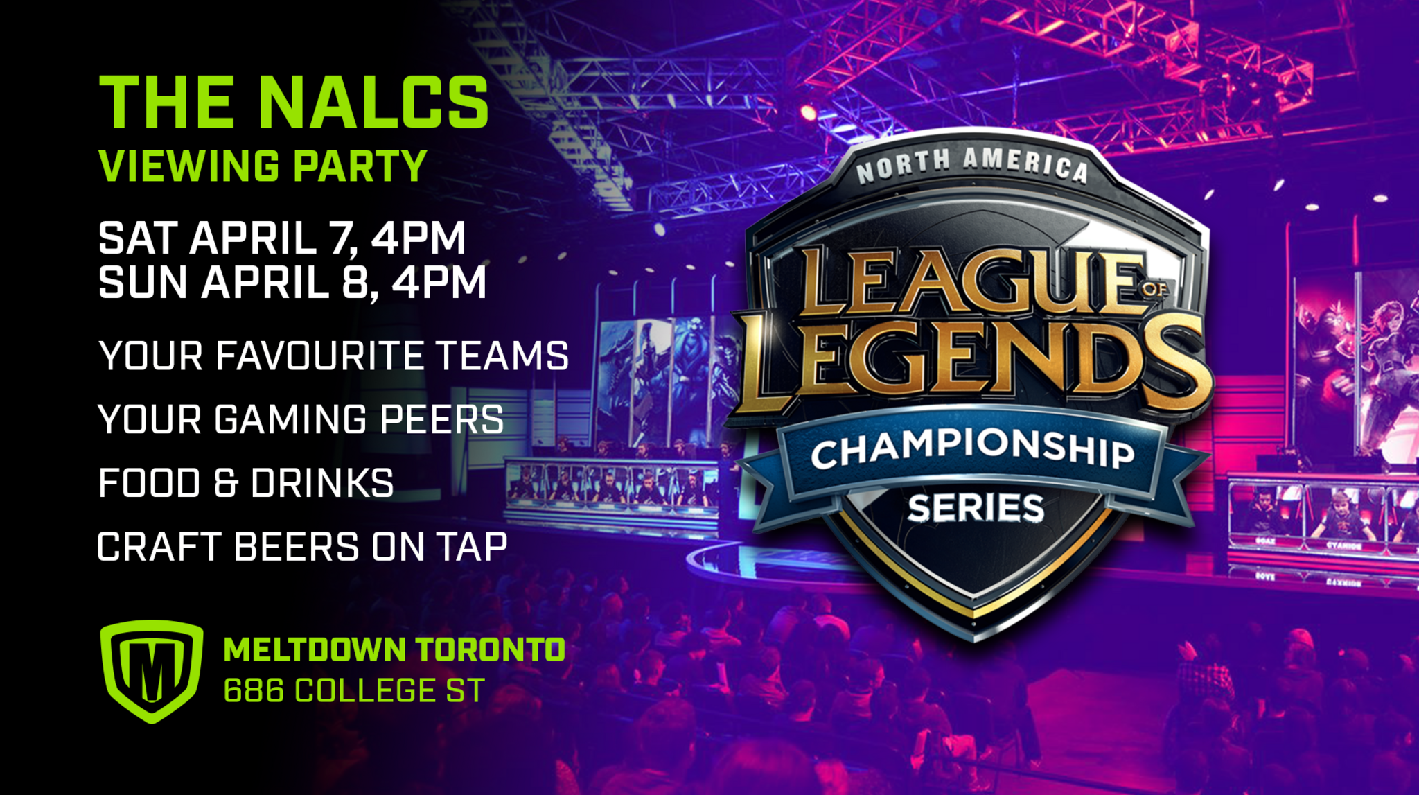 NALCS: North American League of Legends Championships Series Viewing Party