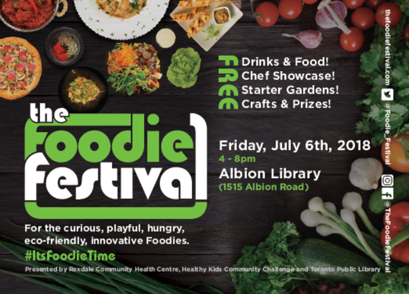 The Foodie Festival Canada's Only FREE Food Fest!