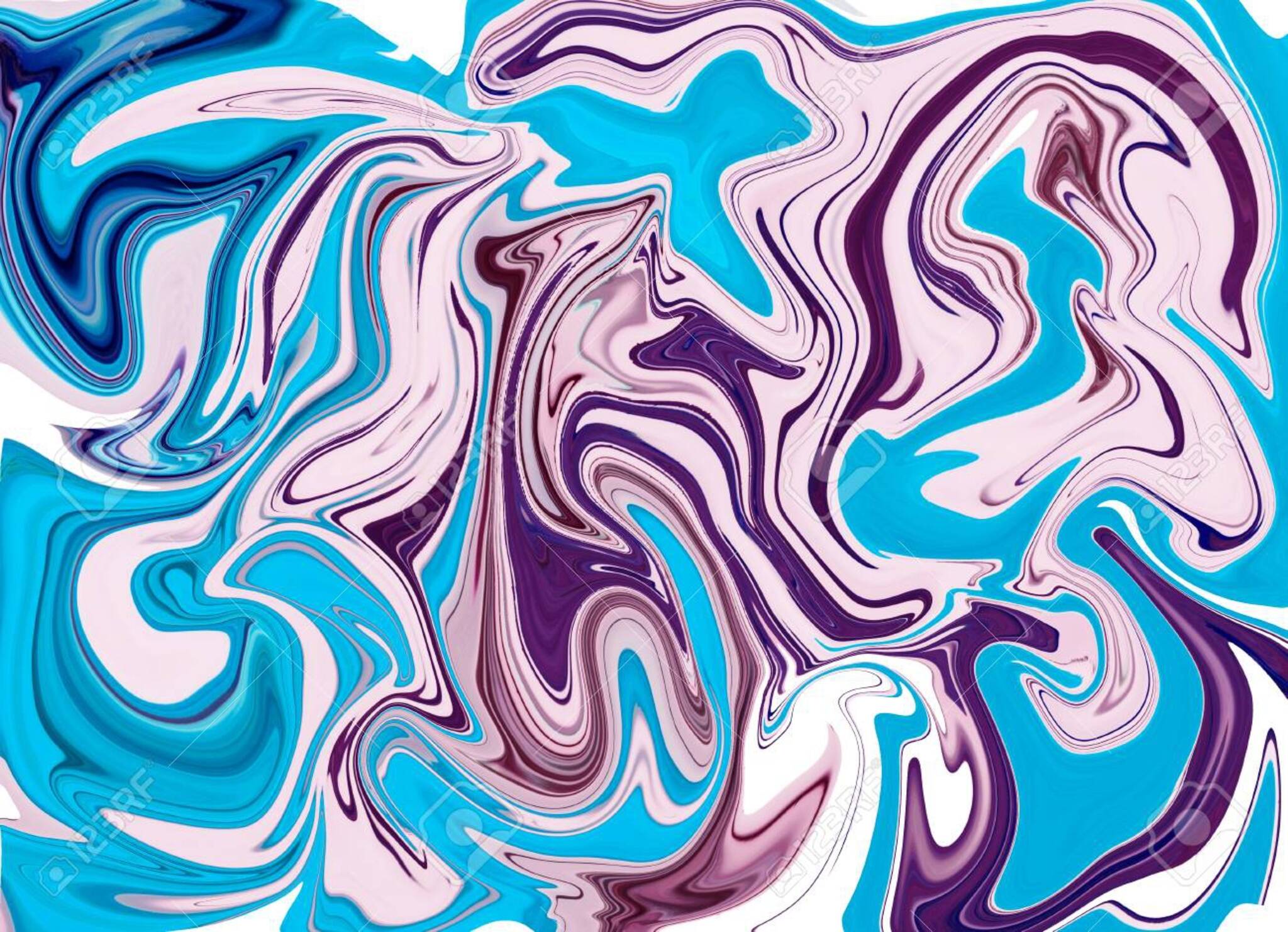 Abstract Art Marbling