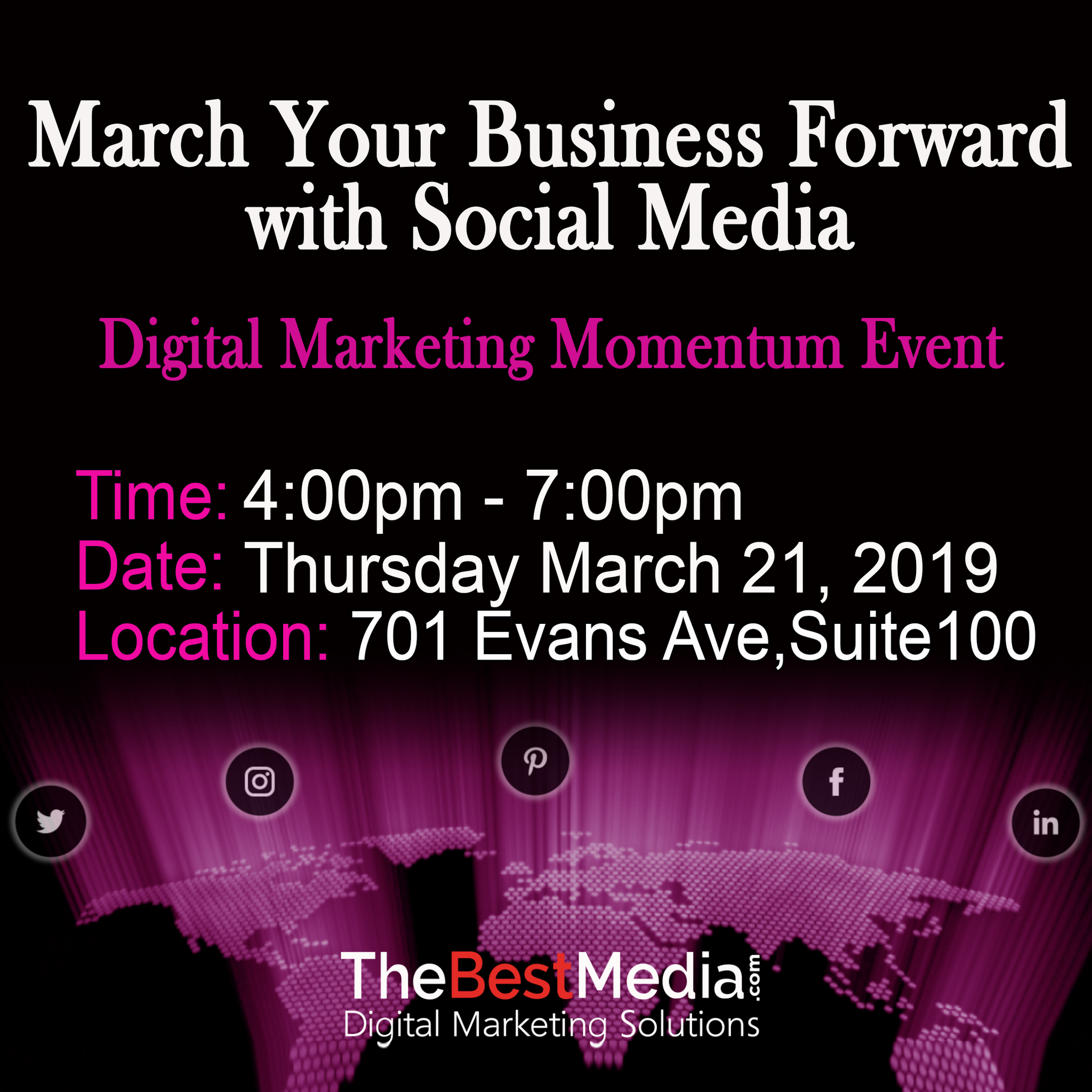 March Your Business Forward with Social MediaDigitalMarketingMomentumEvent