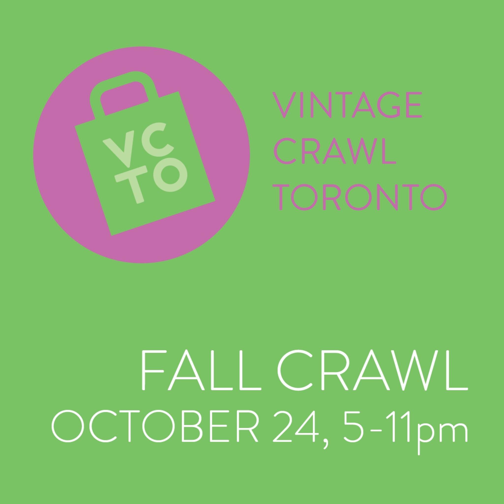Vintage Crawl Toronto Fall Crawl