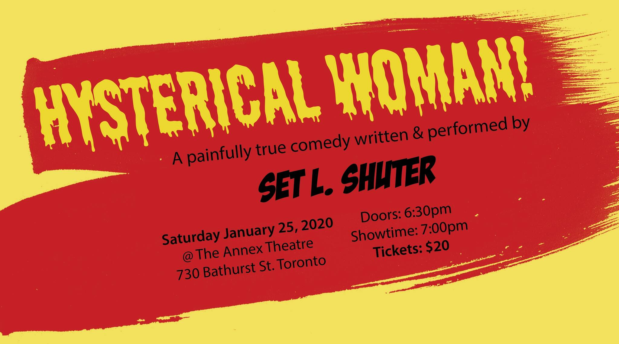 Hysterical Woman A Painfully True Comedy By Set L Shuter