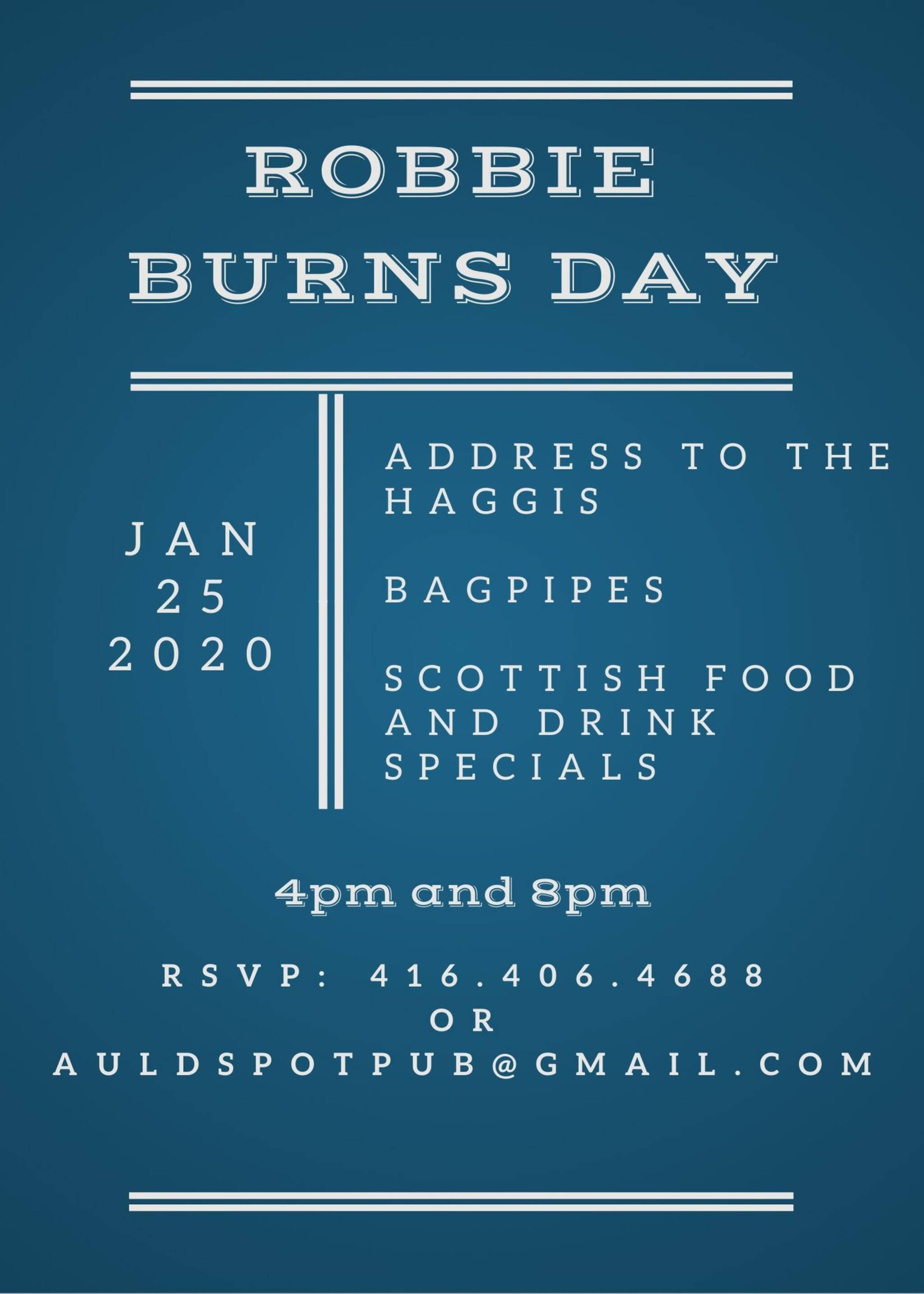 Robbie Burns Day