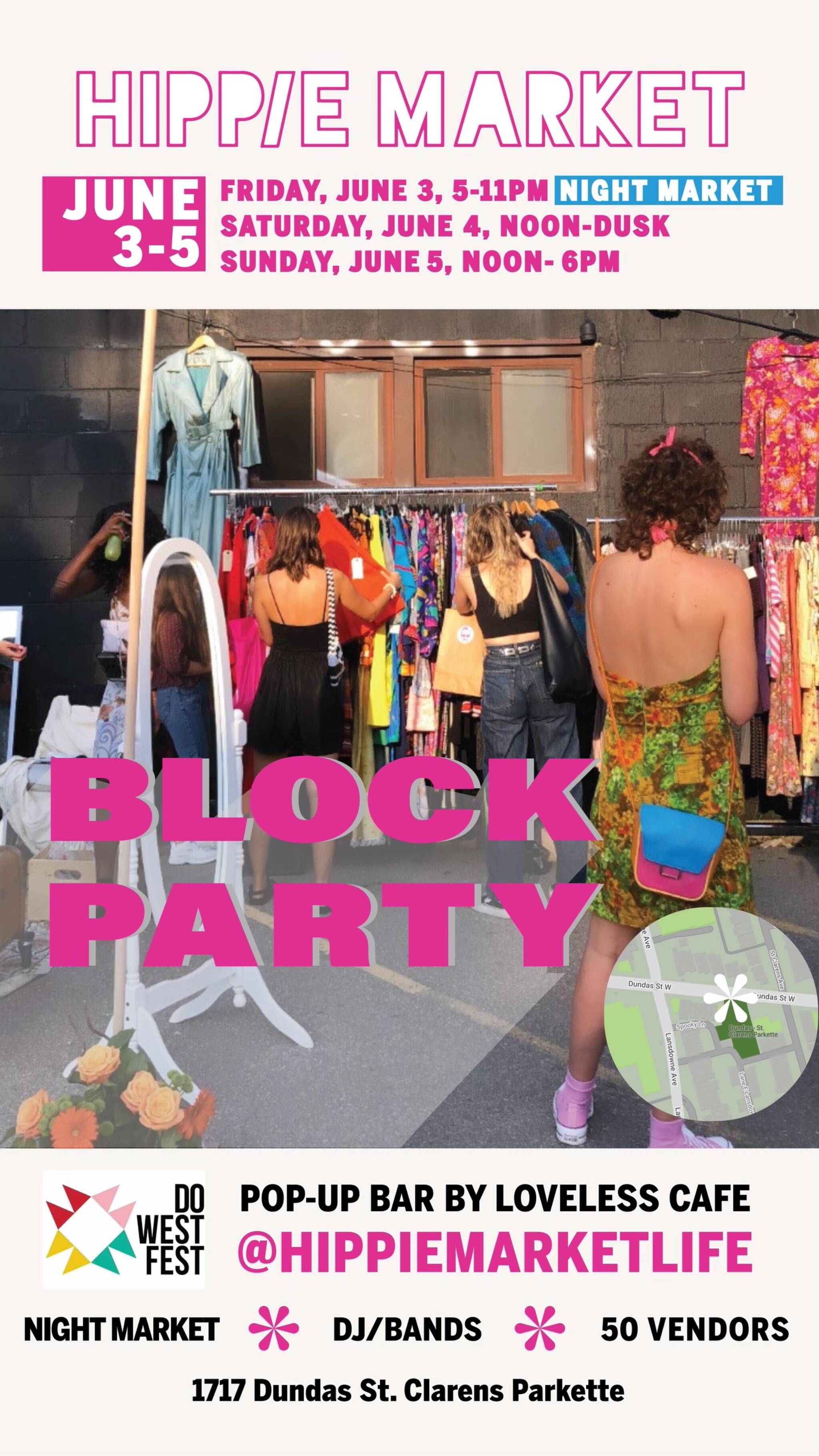 Hippie Market Block Party at Do West Fest