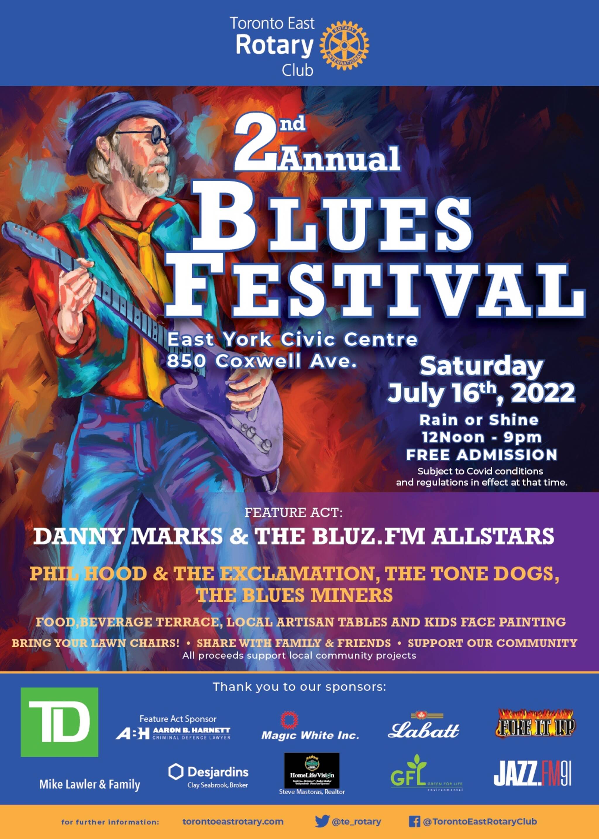 Toronto East Rotary Club 2nd Annual Blues Festival