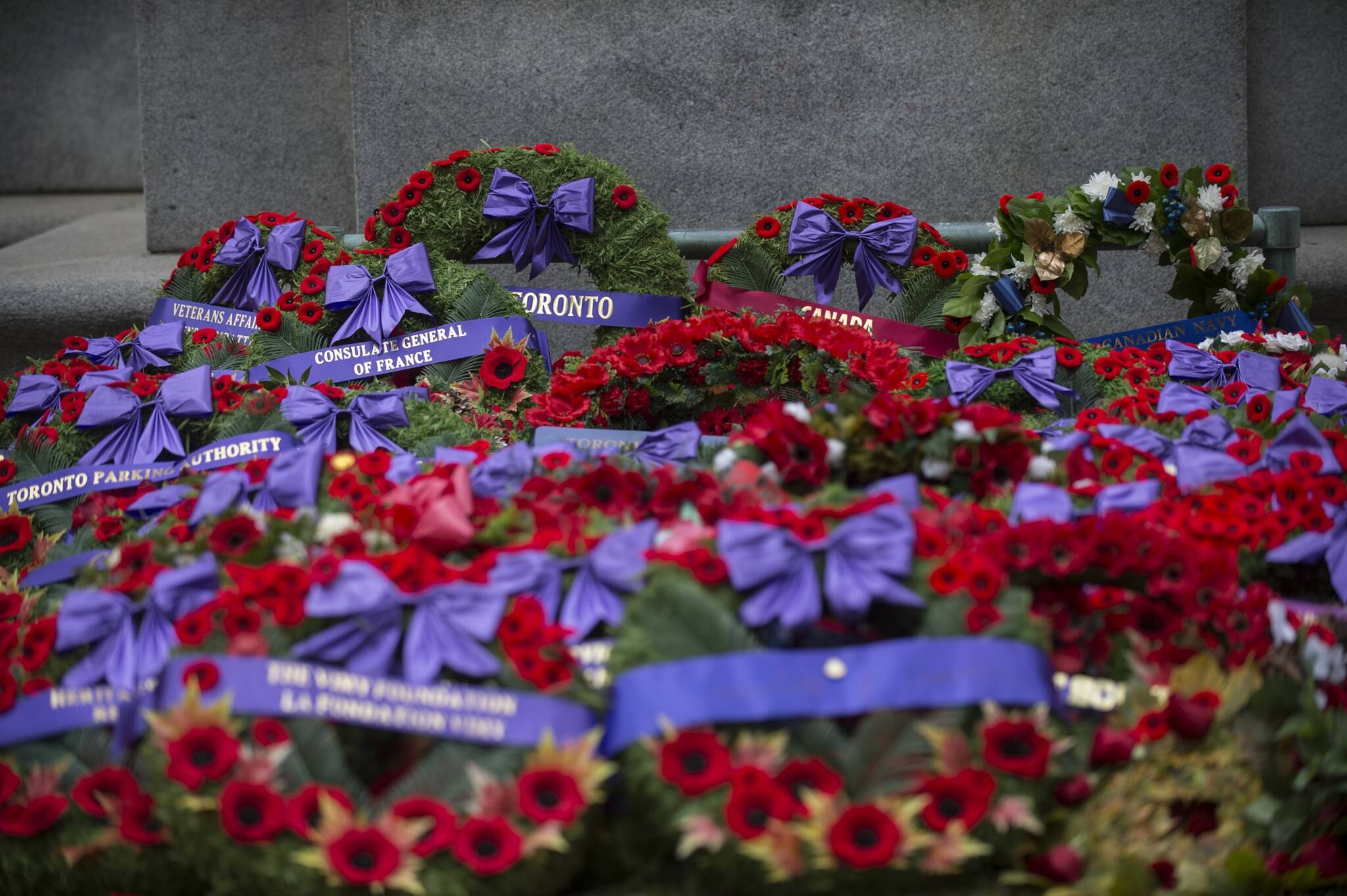 City of Toronto Remembrance Day Ceremony at the Scarborough War Memorial