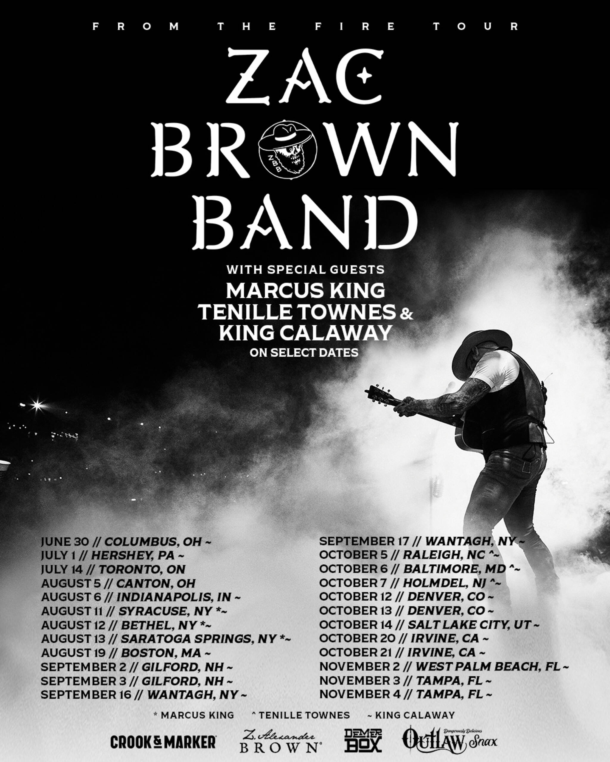 zac brown band tour setlist 2023