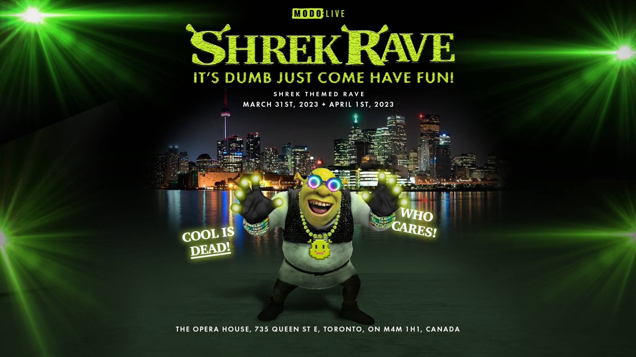 Shrek Rave Toronto